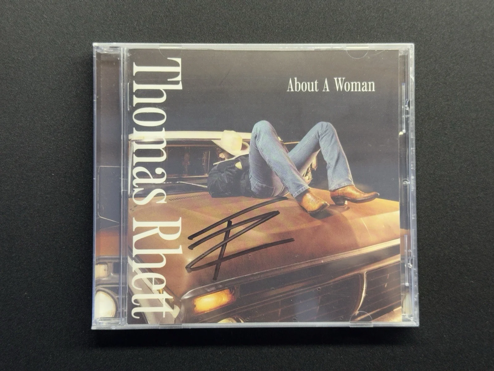 THOMAS RHETT About a Woman Signed Autographed CD 2024 Country Music, изображение 3