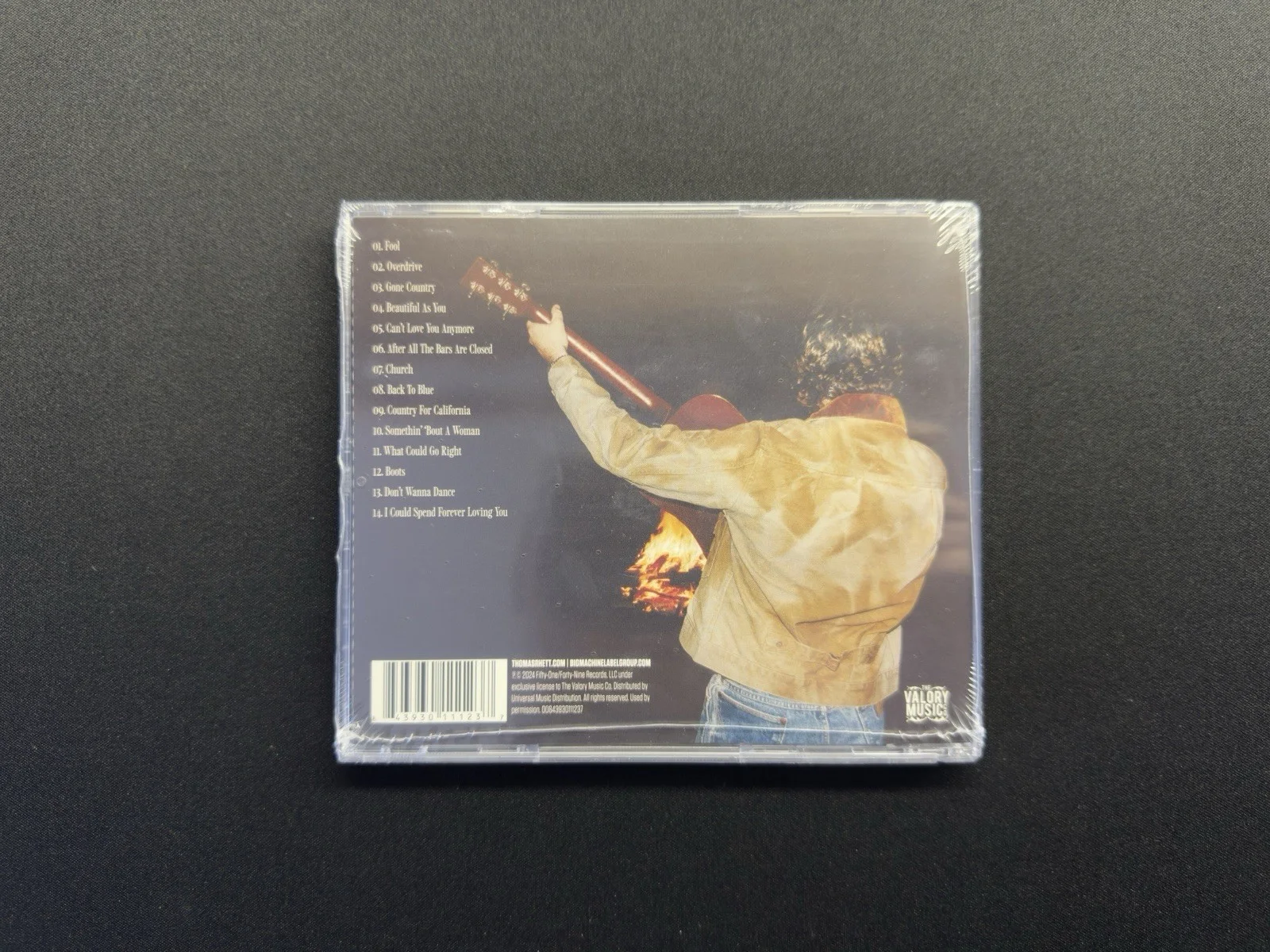 THOMAS RHETT About a Woman Signed Autographed CD 2024 Country Music, изображение 4