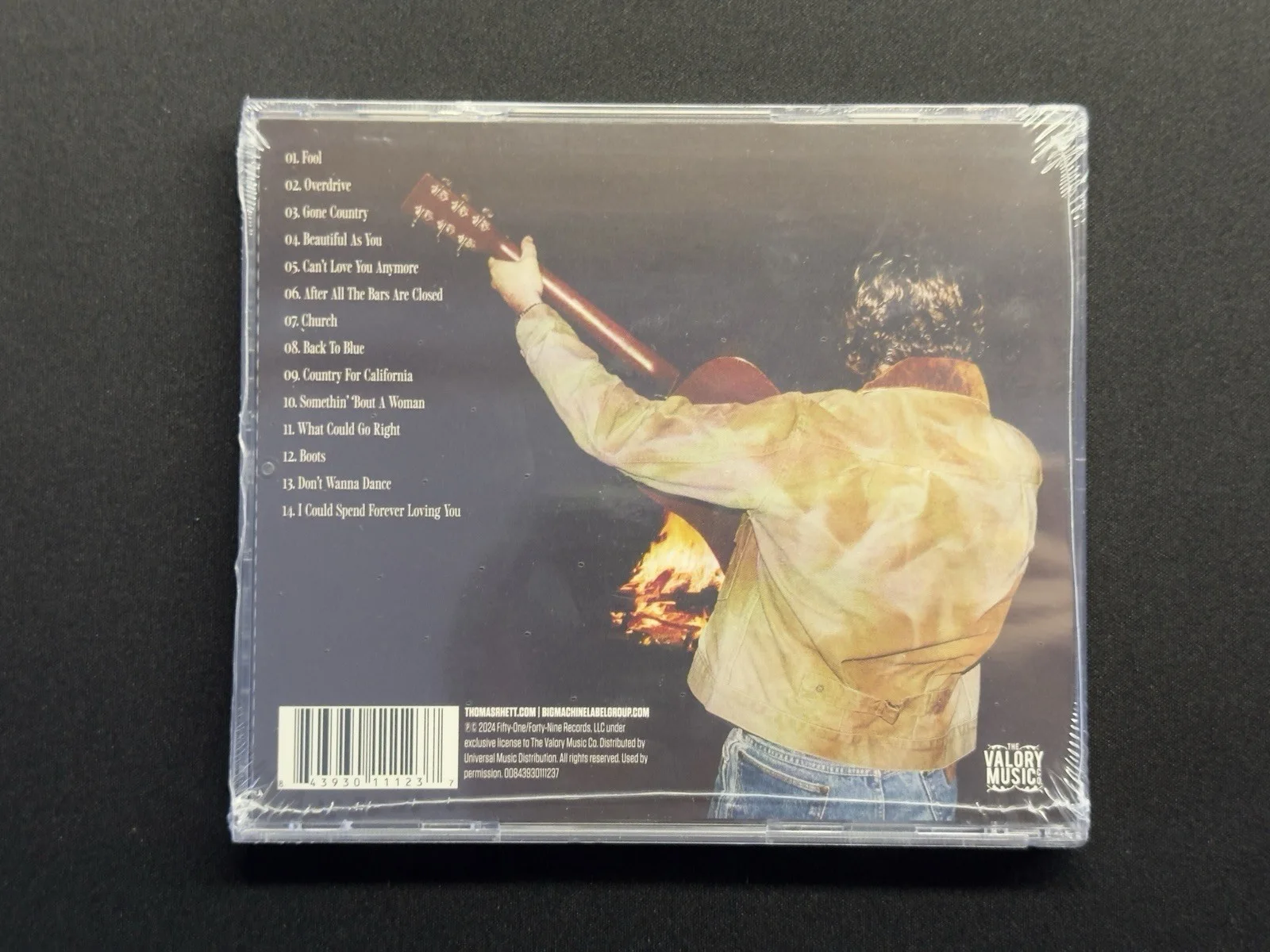 THOMAS RHETT About a Woman Signed Autographed CD 2024 Country Music, изображение 5