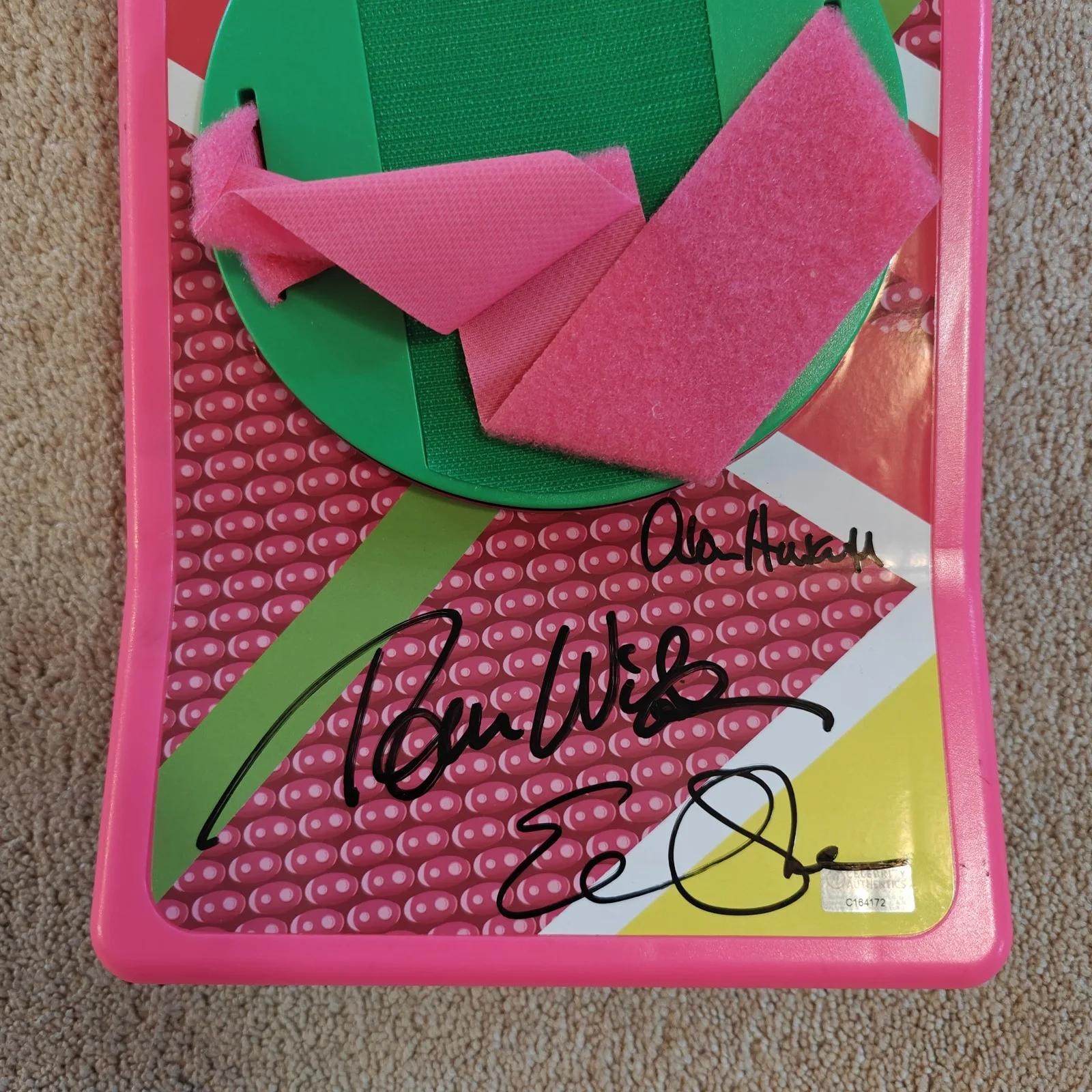 Michael J. Fox, Christopher Lloyd, Elisabeth Shue, Lea Thompson — 11x Signed Back to the Future Hoverboard Fox Lloyd Lewis Shue +7 Replica 1:1, image 3