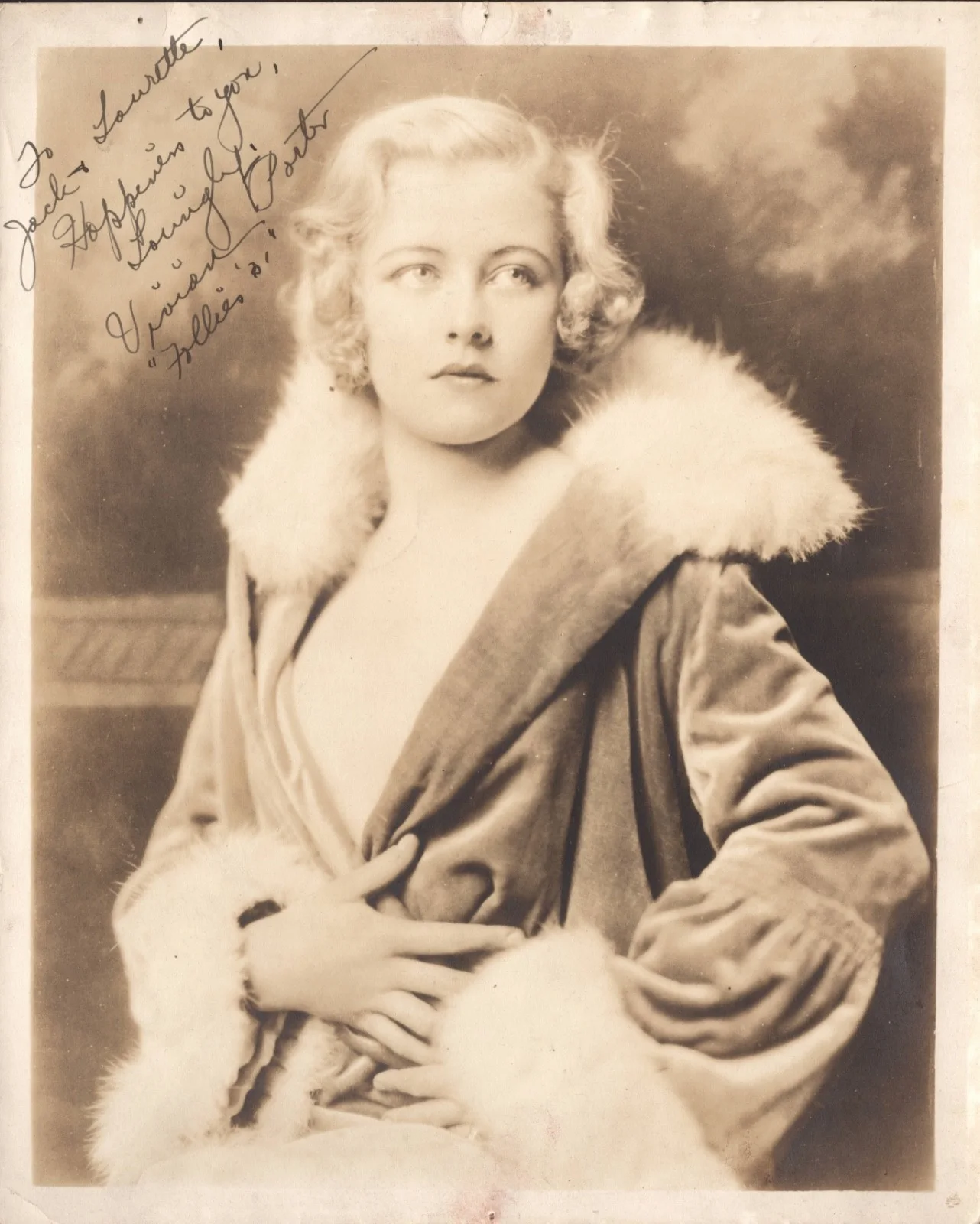 Vivian Porter — RADIANT ORIGINAL ZIEGFELD 1931 VIVIAN PORTER SIGNED ALFRED CHENEY JOHNSTON PHOTO, изображение 2