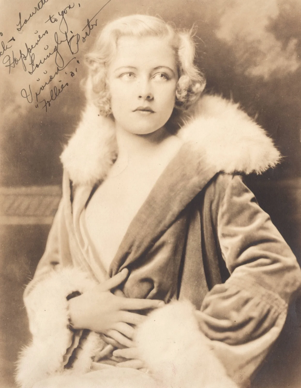Vivian Porter — RADIANT ORIGINAL ZIEGFELD 1931 VIVIAN PORTER SIGNED ALFRED CHENEY JOHNSTON PHOTO, изображение 4