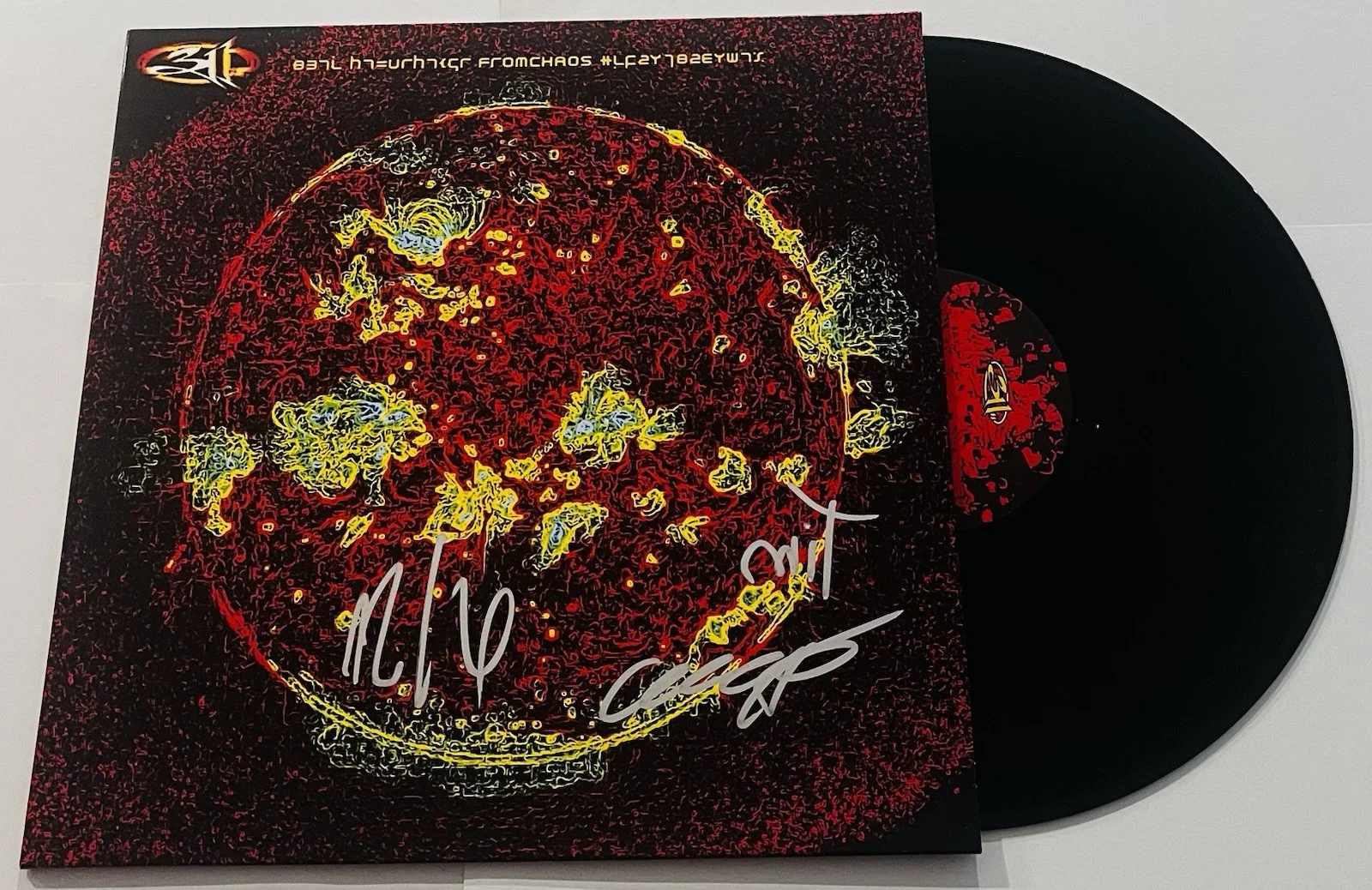 311 BAND SIGNED FROM CHAOS LP VINYL RECORD ALBUM NICK HEXUM TIM CHAD JSA COA, изображение 2