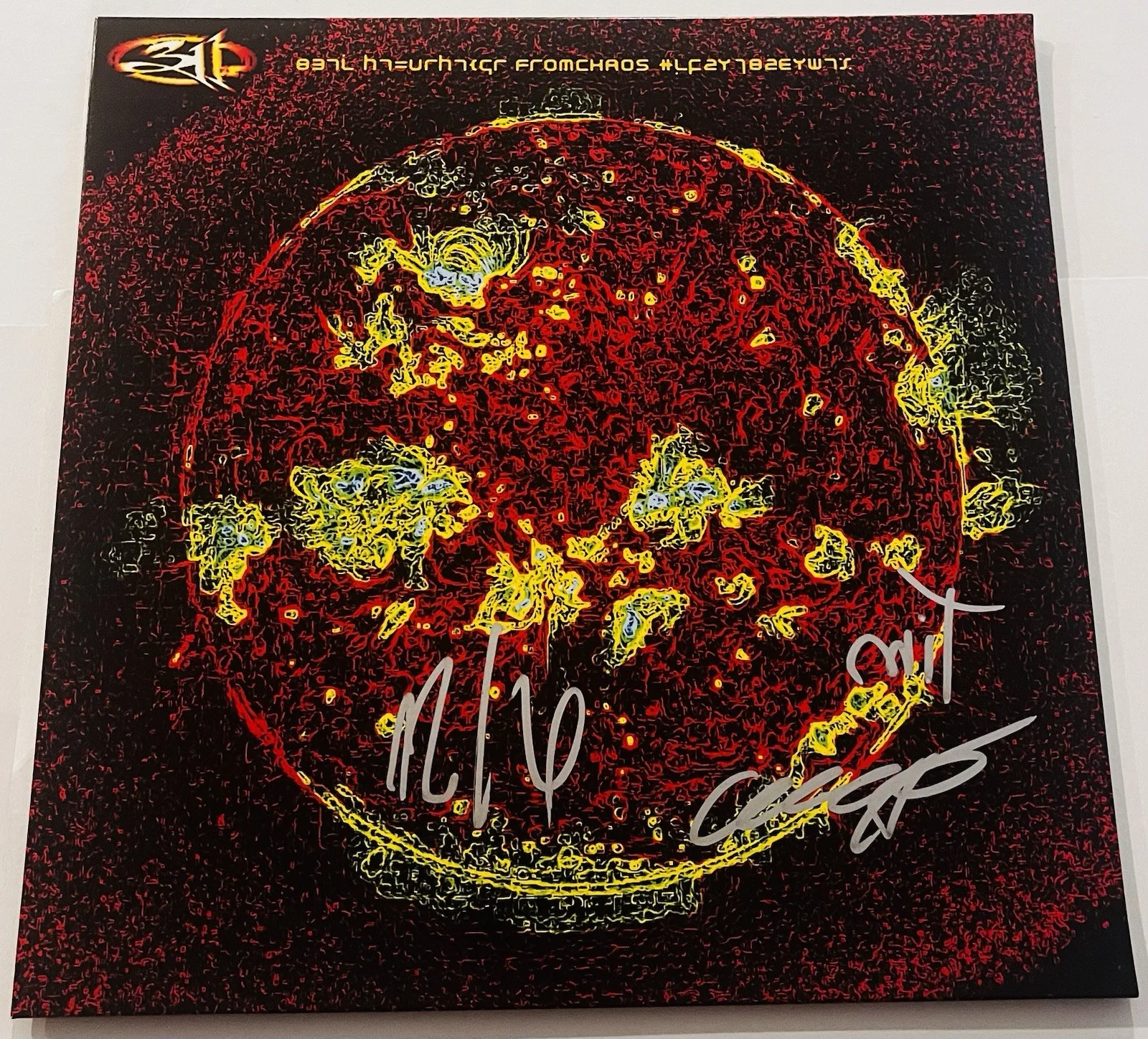 311 BAND SIGNED FROM CHAOS LP VINYL RECORD ALBUM NICK HEXUM TIM CHAD JSA COA, изображение 3