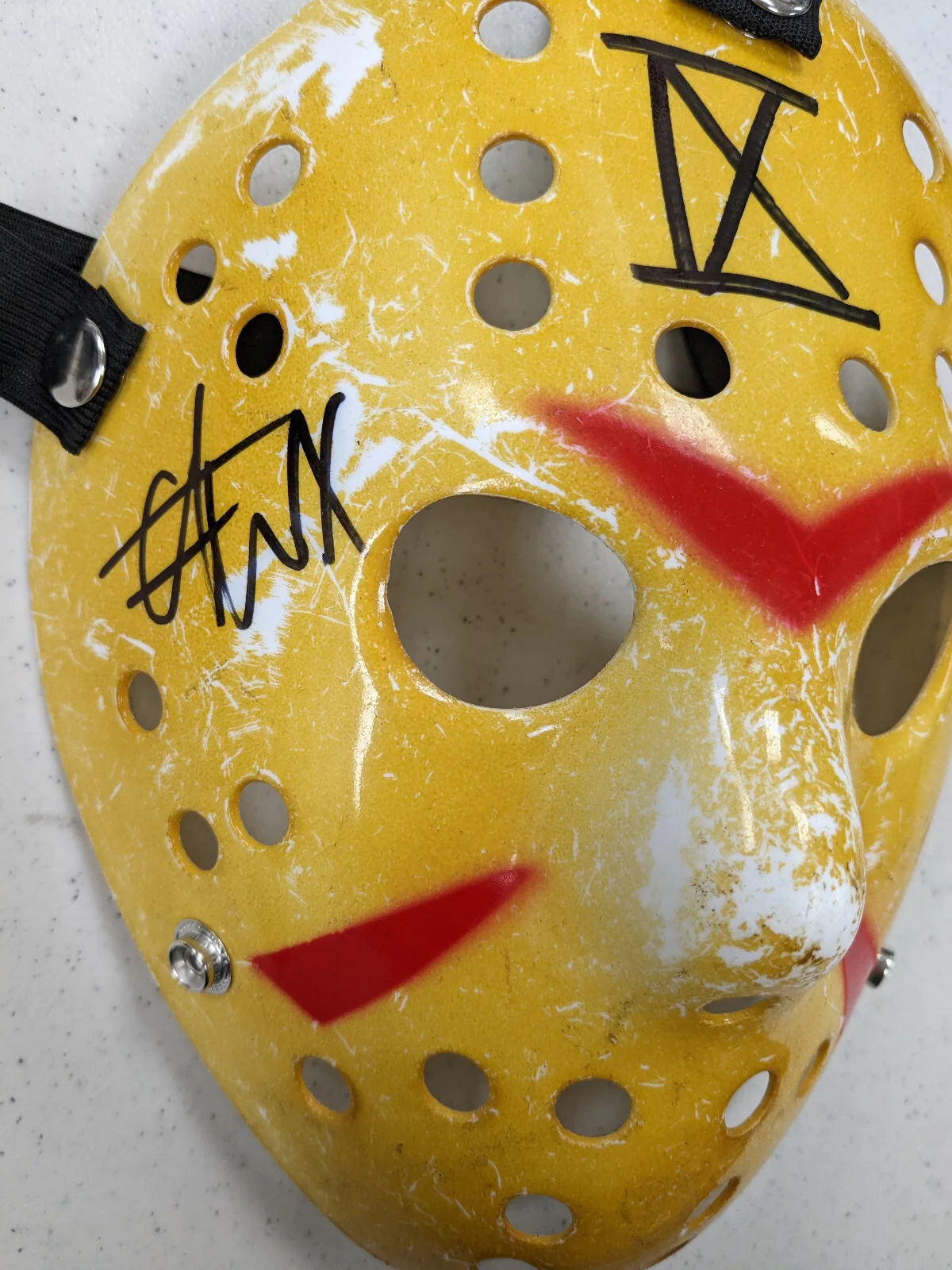 SPENCER CHARNAS Signed Ice Nine Kills Jason Mask Friday the 13th JSA COA, изображение 2