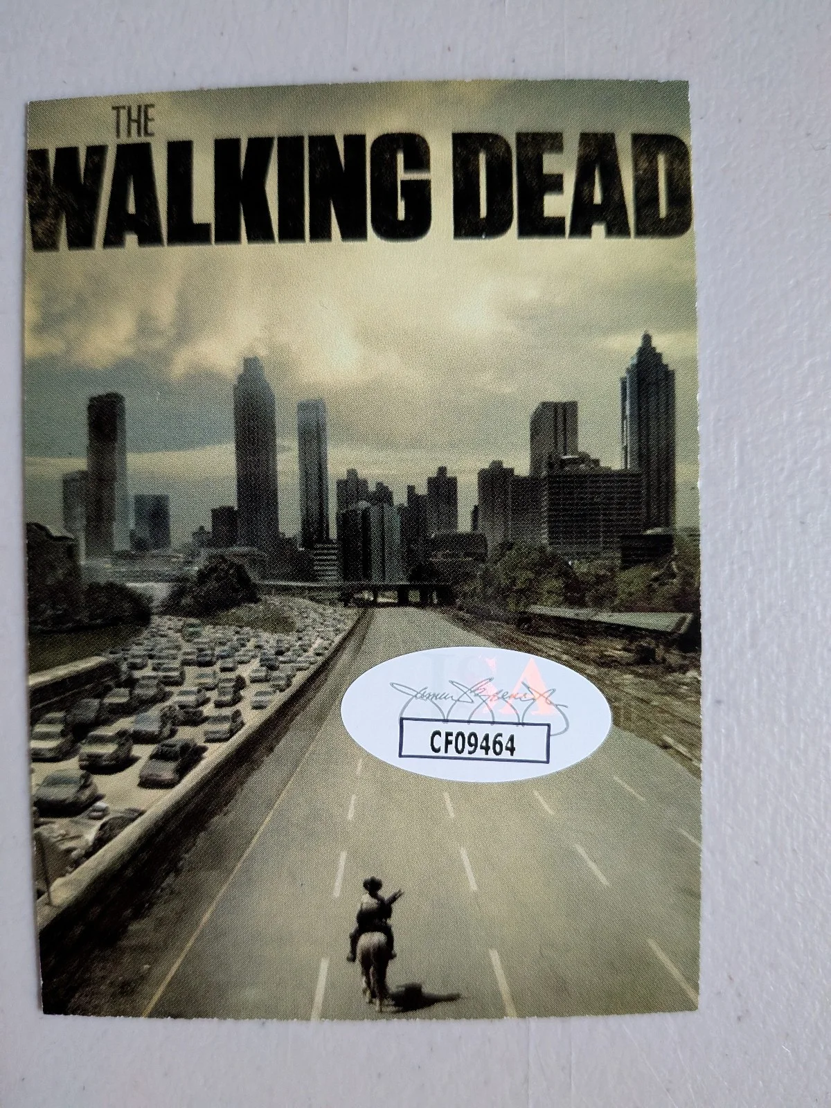 GREG NICOTERO Signed Trading Card The Walking Dead Autograph JSA COA, изображение 2