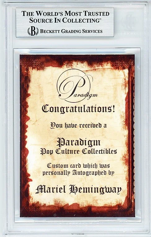 Mariel Hemingway — SUPERMAN -MARIEL HEMINGWAY- BECKETT Signed/Autograph/Auto DC Comics Movie Card, изображение 2