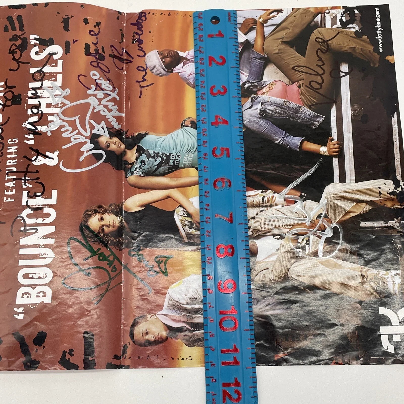 Fatty Koo Signed Poster for Debut Album Bounce & Chills 17x11 Valure, Travis, изображение 3