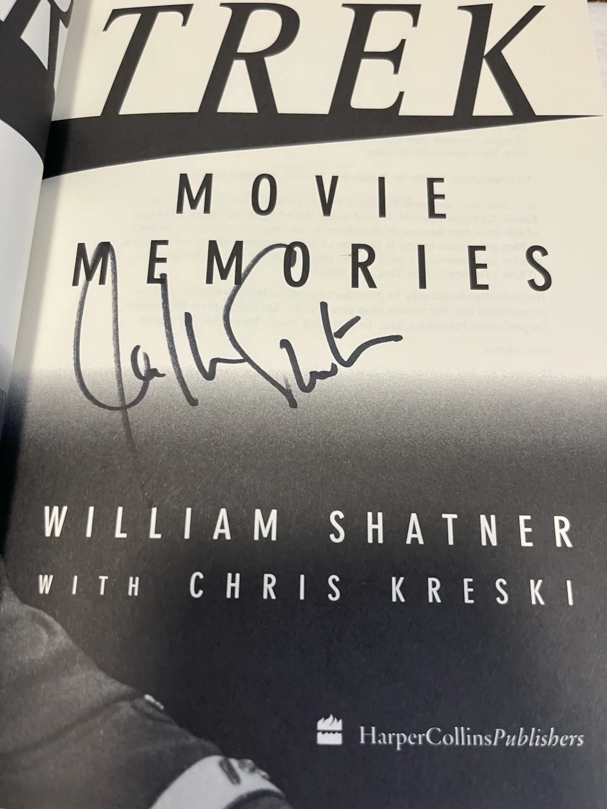 William Shatner — Star Trek Book Signed by William Shatner Autographed Hardcover 1997, изображение 2