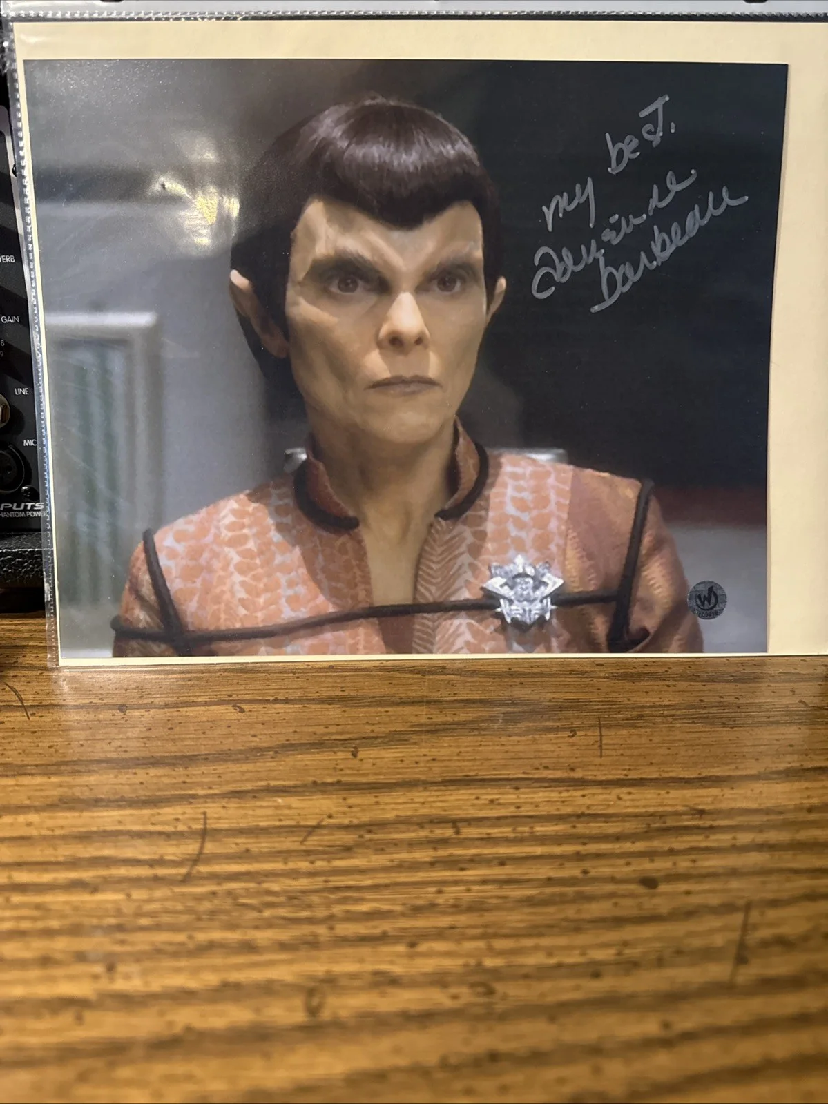 Adrienne Barbeau — Adrienne Barbeau - Star Trek Deep Space Nine signed photo WW COA
