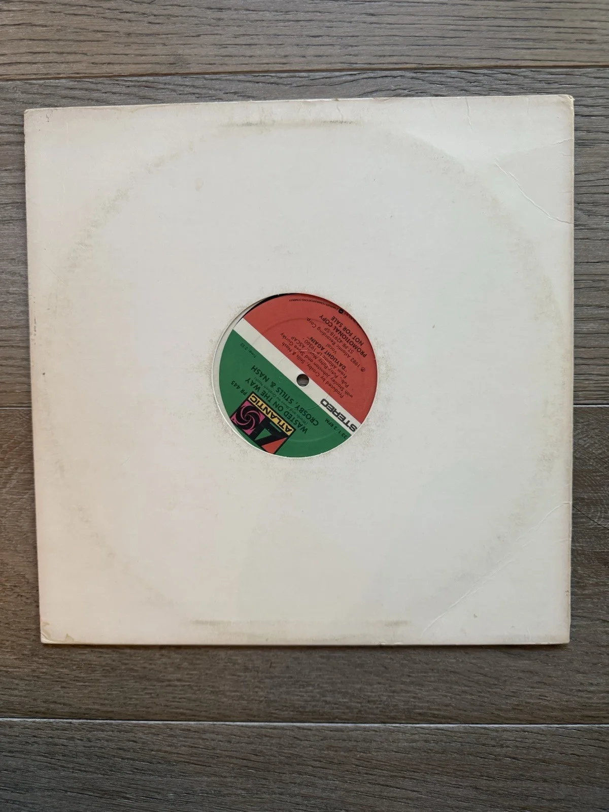David Crosby & Graham Nash signed Wasted On The Way promo album, изображение 2