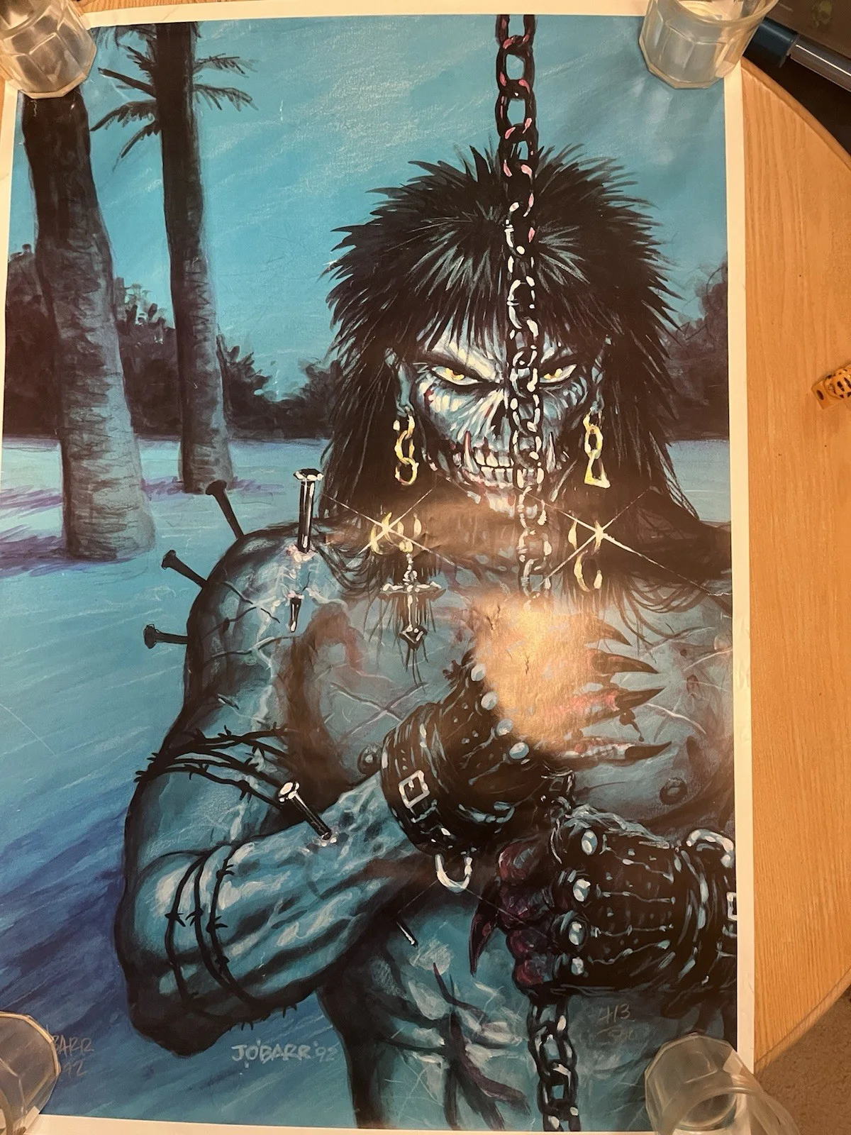 James OBARR Signed And Numbered 413/500 1992 Poster, image 2