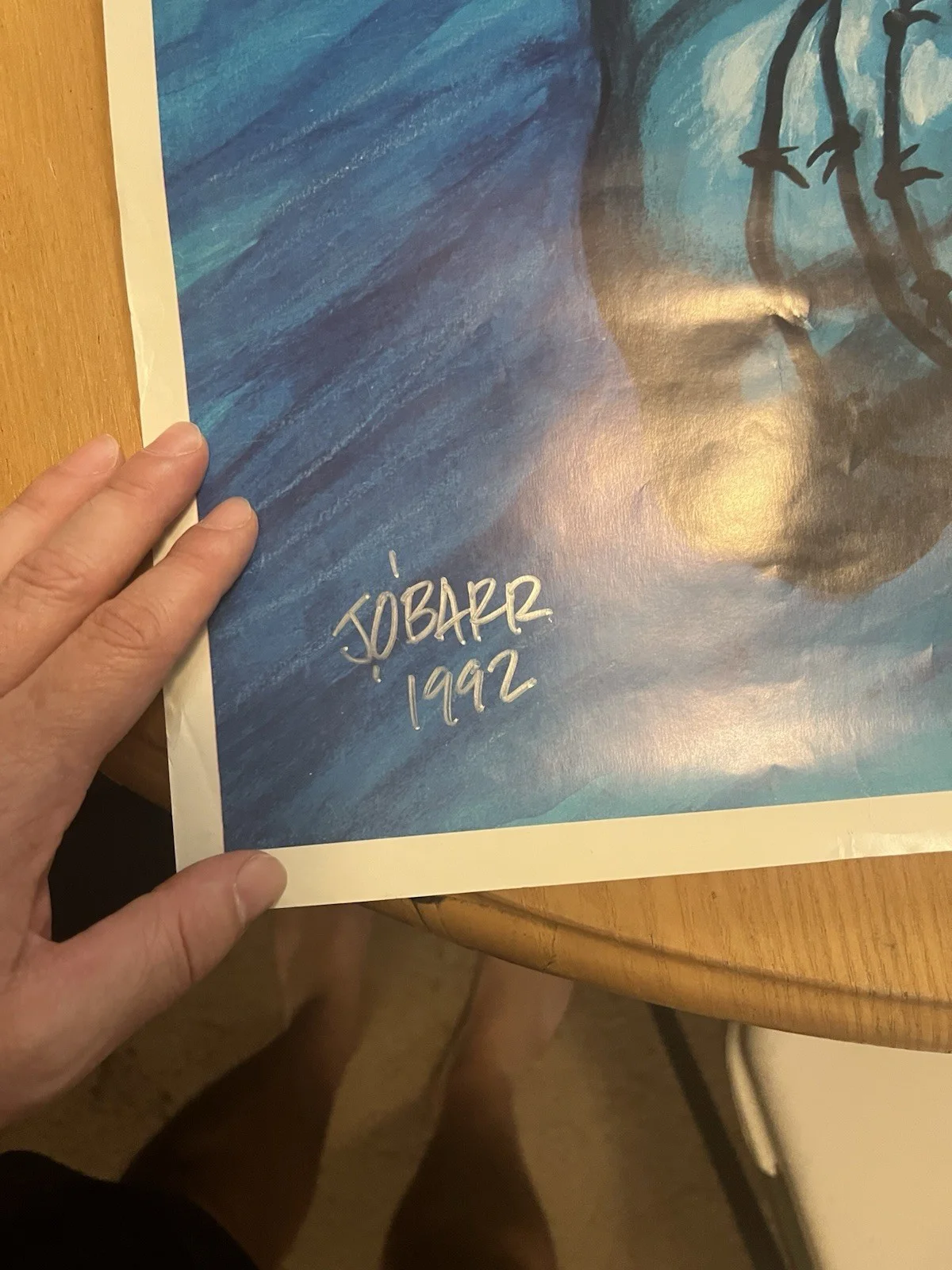 James OBARR Signed And Numbered 413/500 1992 Poster, image 3