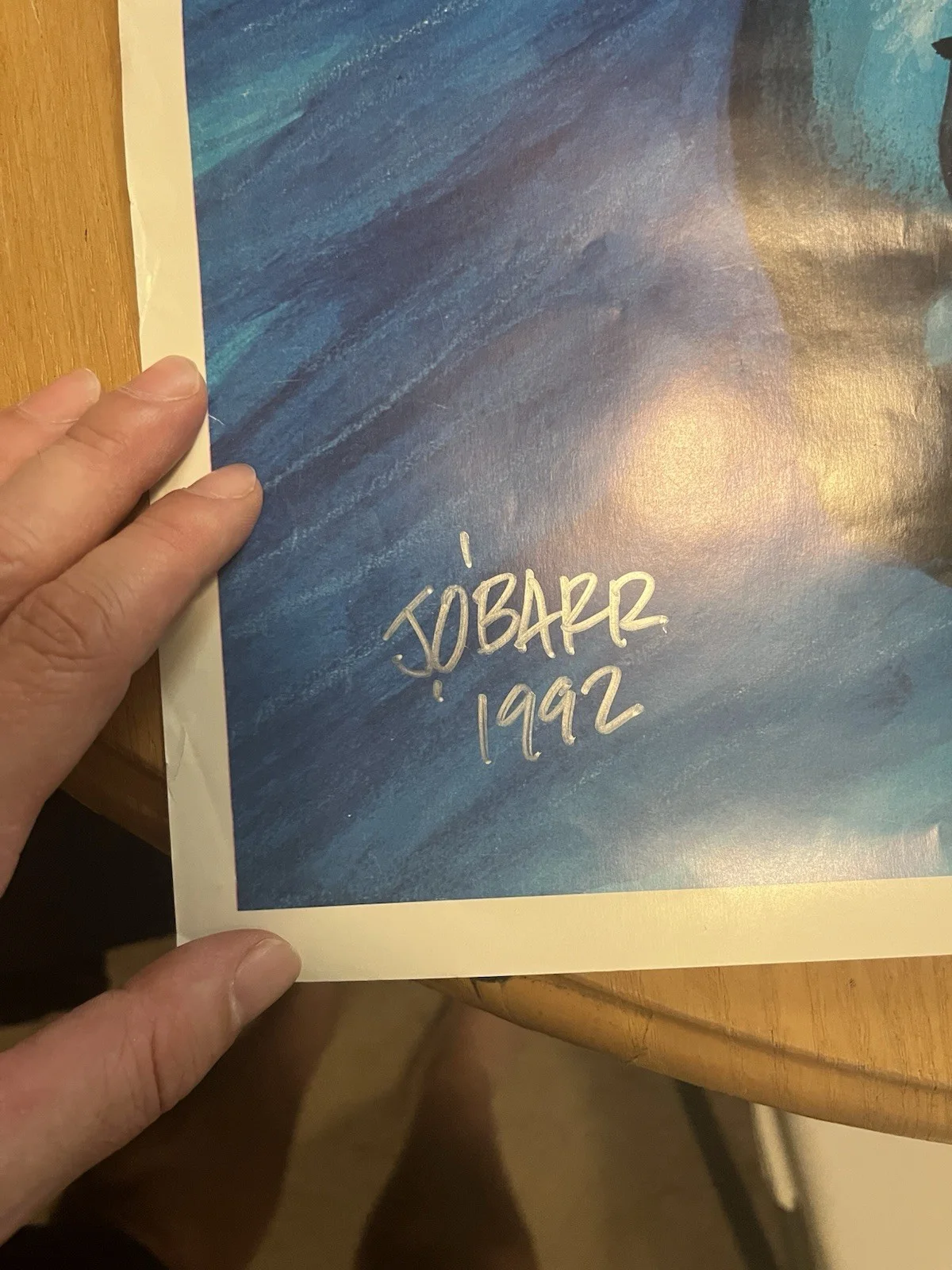 James OBARR Signed And Numbered 413/500 1992 Poster, image 4