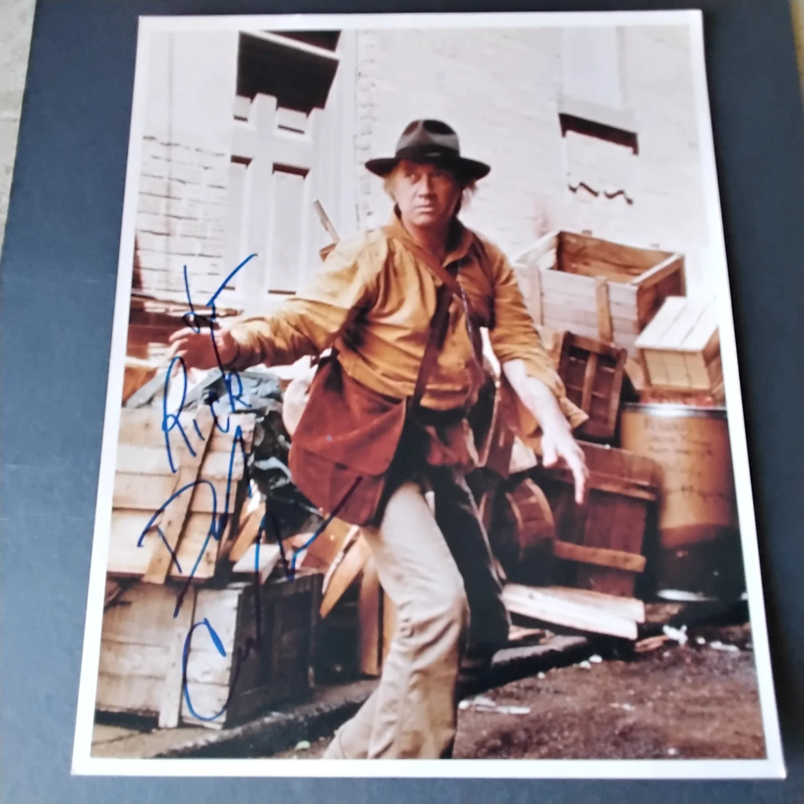 David Carradine SIGNED 8x10 Photo TV Movie Actor Kung Fu Kill Bill Bound Glory, image 2