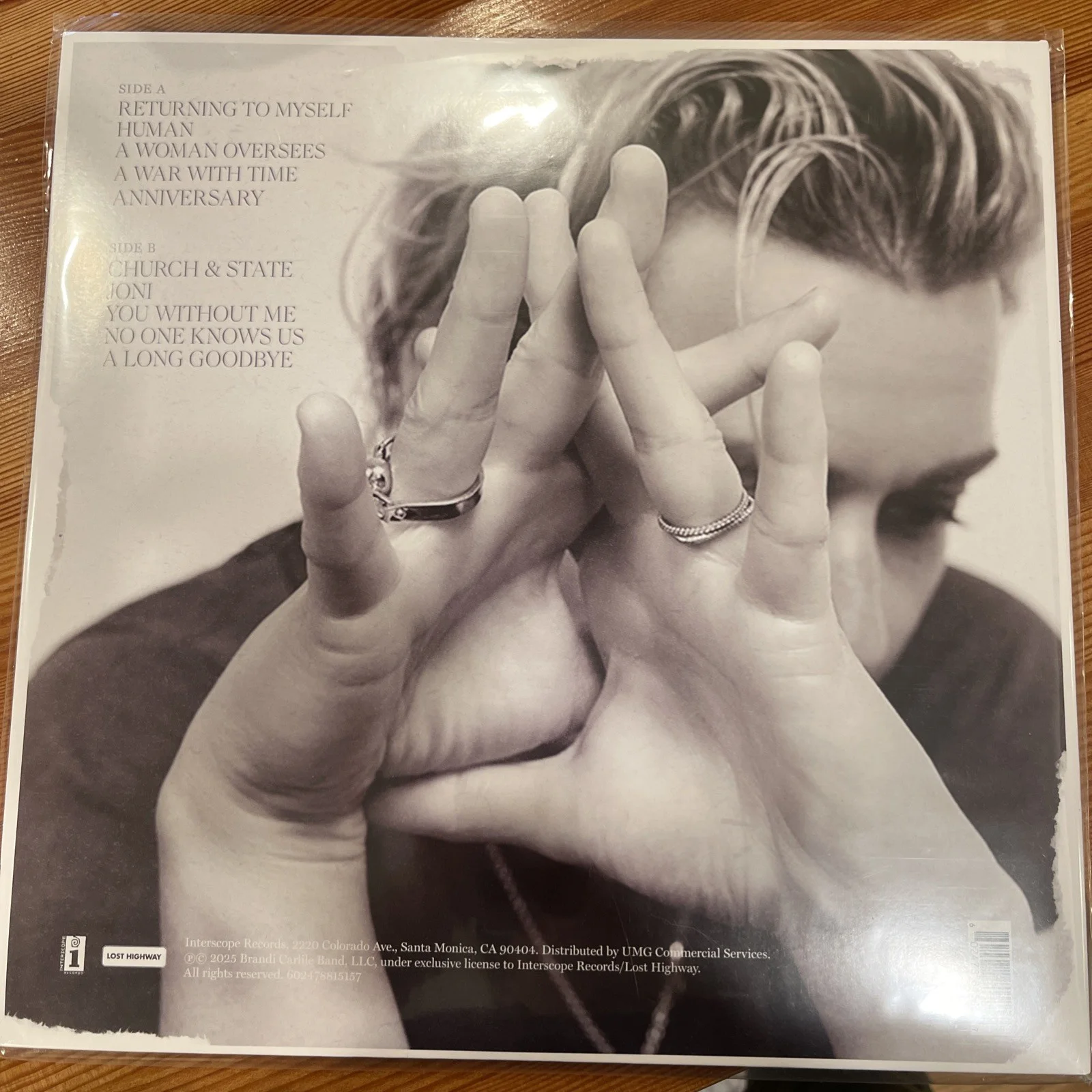 Brandi Carlile Returning to Myself Vinyl SIGNED BY ALL 5 Band Members, image 2