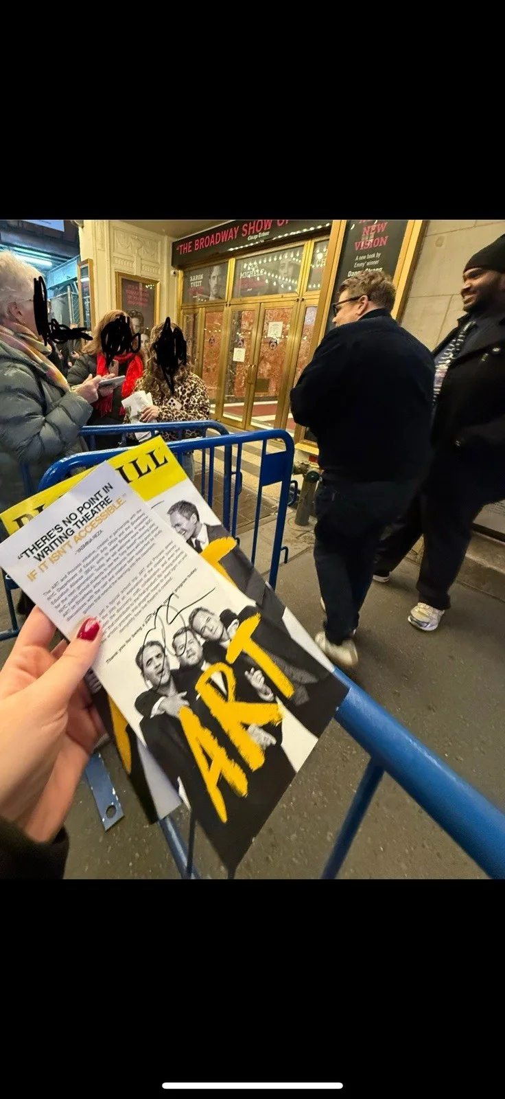 James Corden Art Signed Playbill Insert 9x4 PROOF, image 2