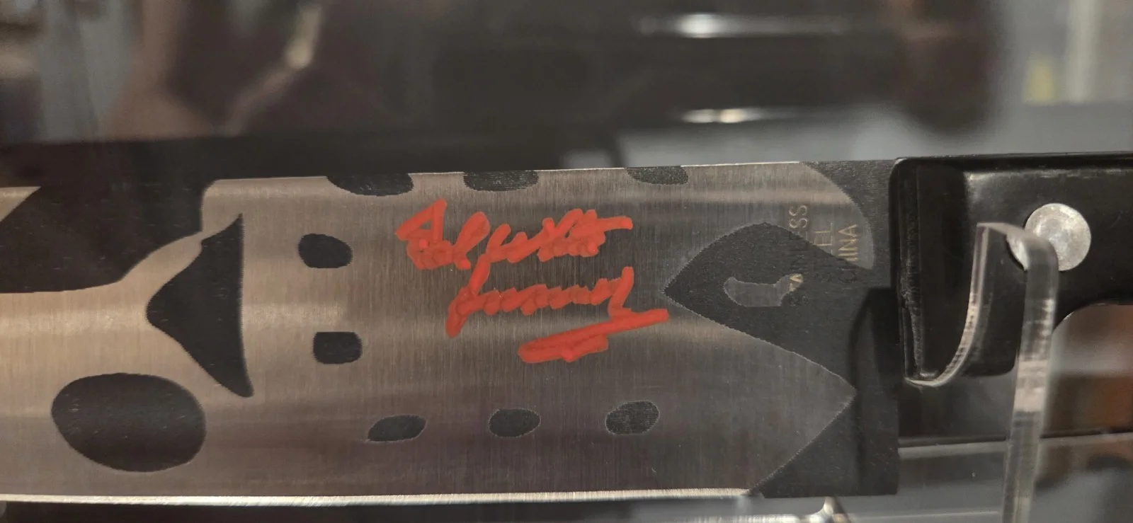 Ted White — Ted White Autographed Signed Custom Display Friday The 13th PSA COA Jason 4 Vorh, image 2