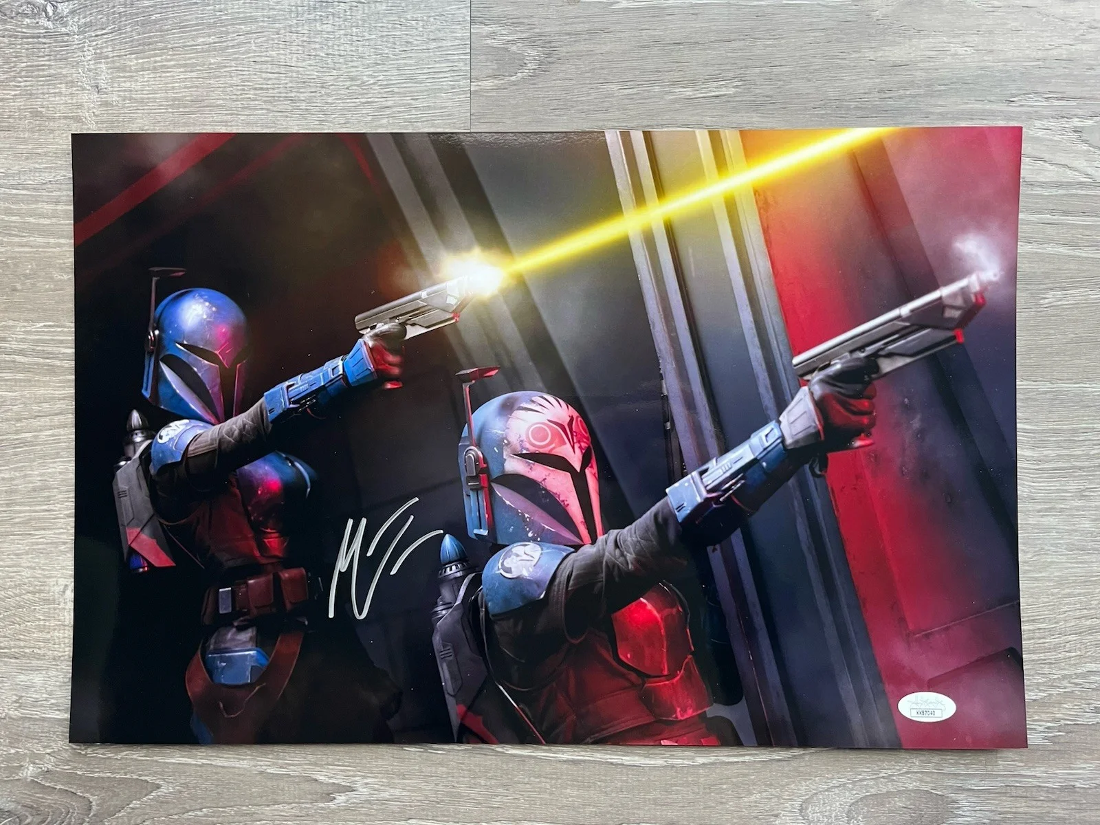 Mercedes Varnado — Mercedes Varnado Signed METALLIC 11x17 Photo JSA COA Mandalorian Star Wars, image 2