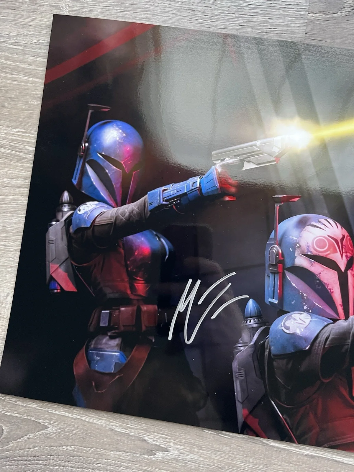 Mercedes Varnado — Mercedes Varnado Signed METALLIC 11x17 Photo JSA COA Mandalorian Star Wars, image 4