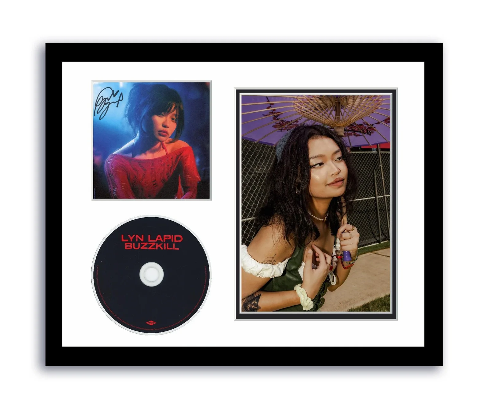 Lyn Lapid — Lyn Lapid Autographed Signed 11x14 Custom Framed CD Photo Buzzkill ACOA