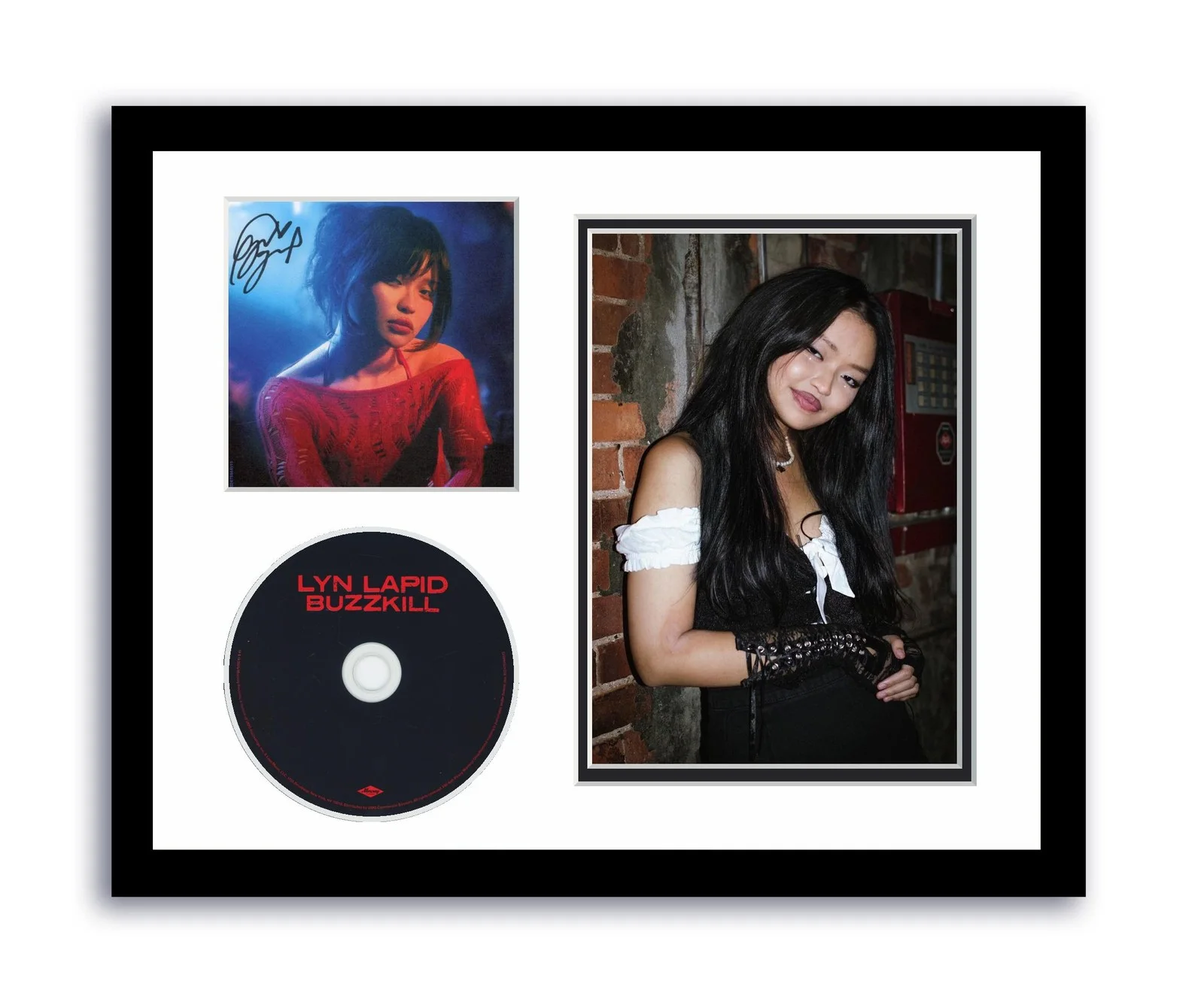 Lyn Lapid — Lyn Lapid Autographed Signed 11x14 Custom Framed CD Photo Buzzkill ACOA