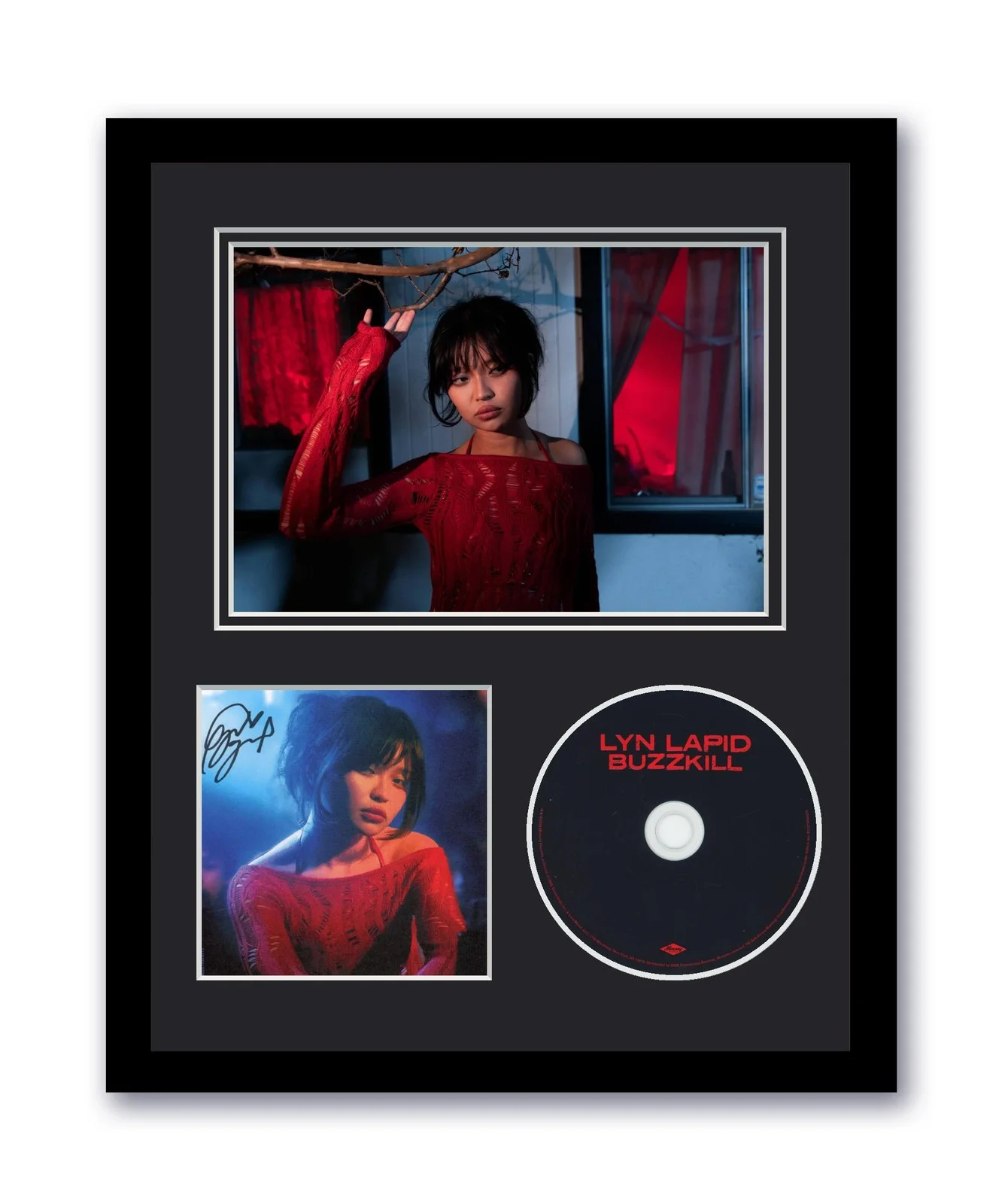 Lyn Lapid — Lyn Lapid Autographed Signed 11x14 Custom Framed CD Photo Buzzkill ACOA