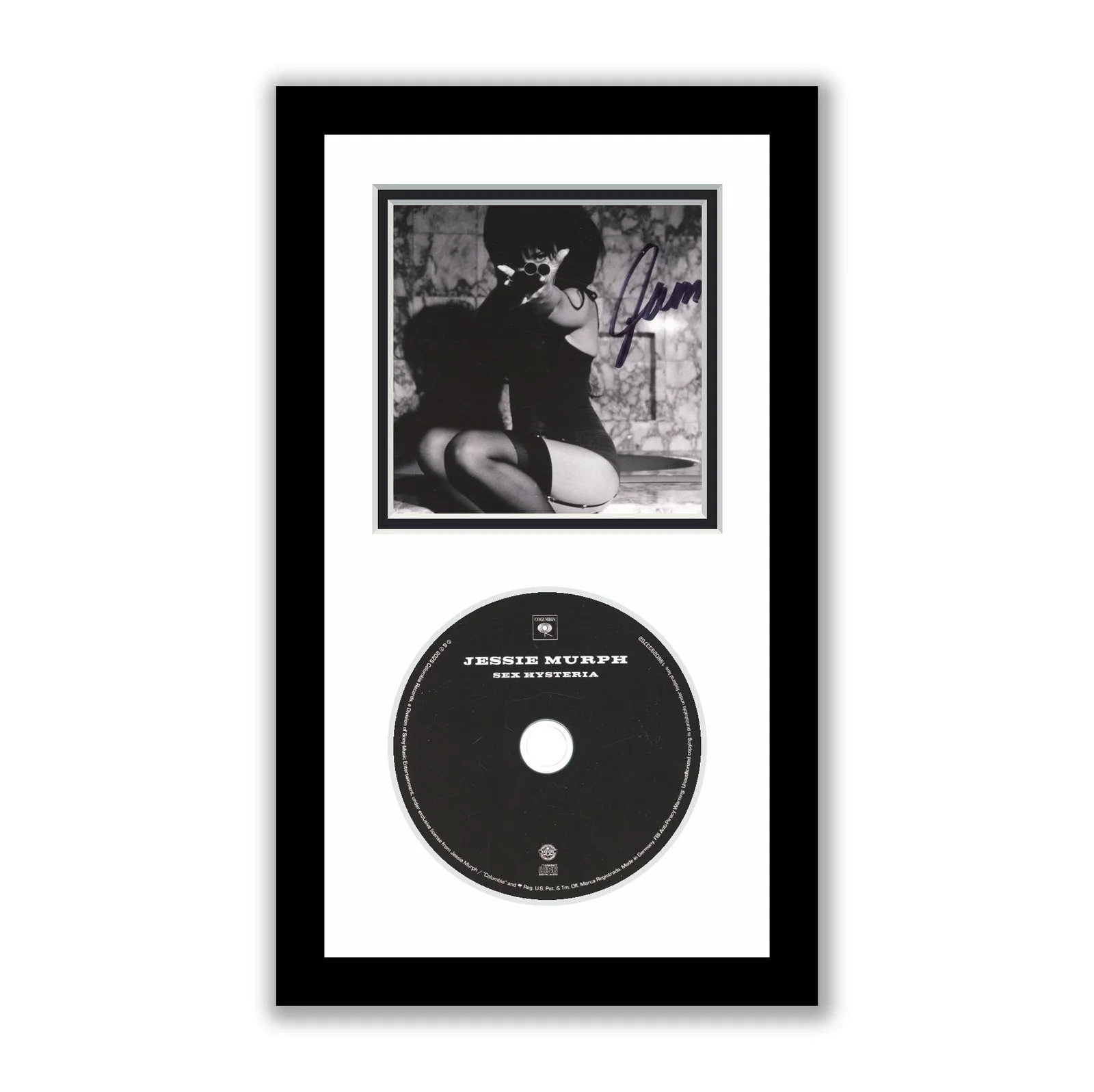 Jessie Murph — Jessie Murph Autographed Signed Framed CD Sex Hysteria ACOA