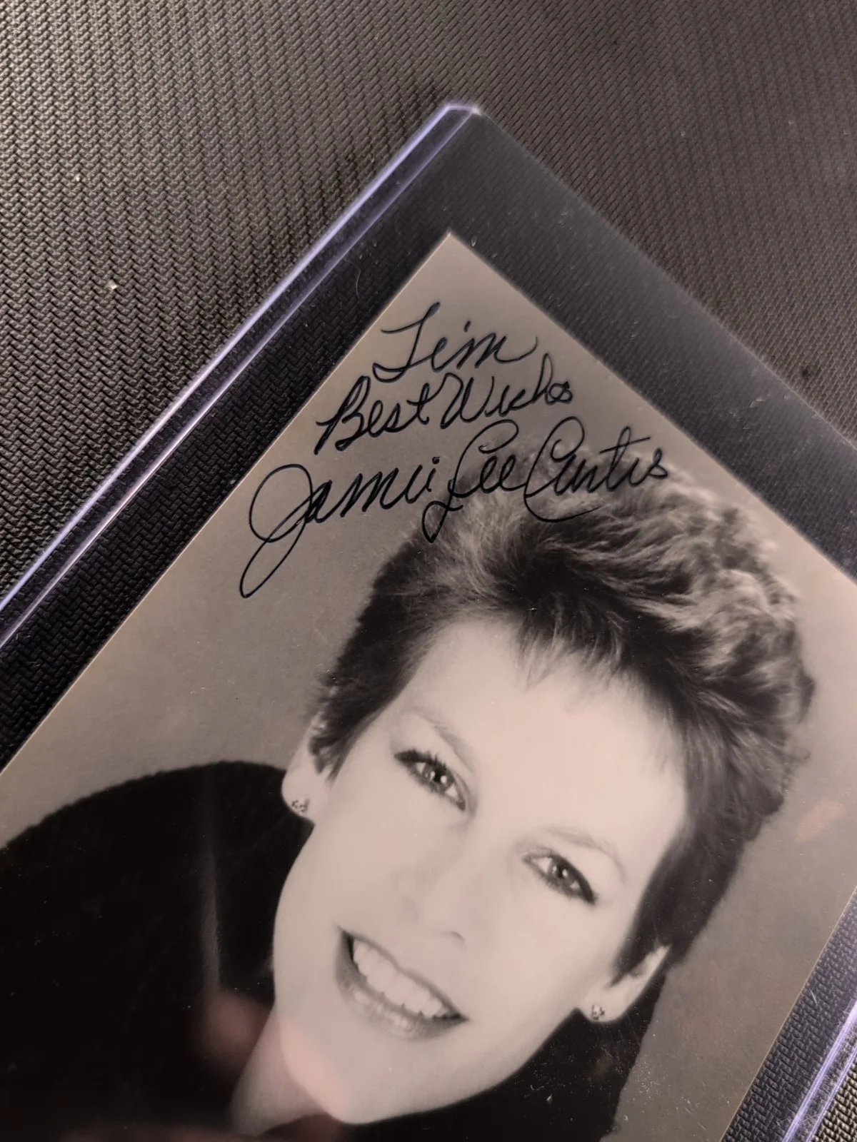 Jamie Lee Curtis — Jamie Lee Curtis Hand Signed 5x7 Photo Vintage Autograph Actress, изображение 2