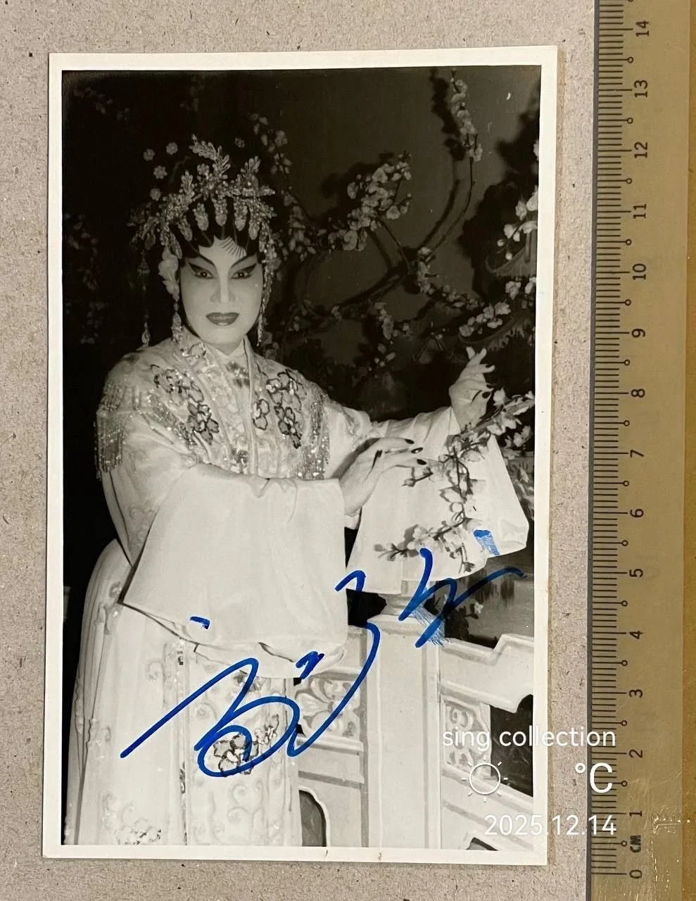 方巧玉 — 60's 方巧玉 簽名照 Chinese Teochew opera actress Fong Qiao Yu signed photo autograph !