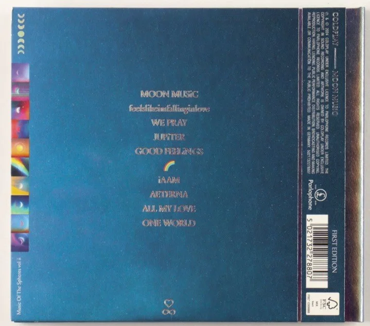 Chris Martin Guy Berryman — Coldplay "Moon Music" CD Insert Band-Signed (JSA) By (4) With Chris Martin, Guy, image 3