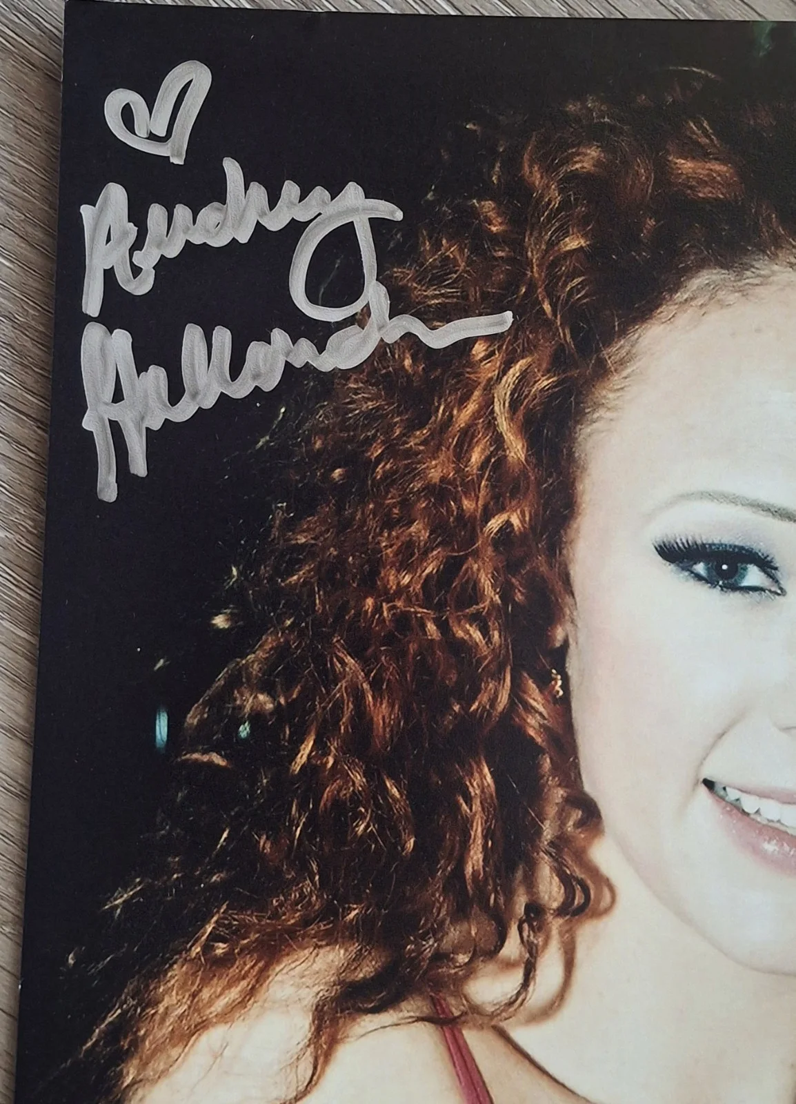 Audrey Hollander Signed 8x12" Original PHOTO #1 - Legendary beauty, изображение 2