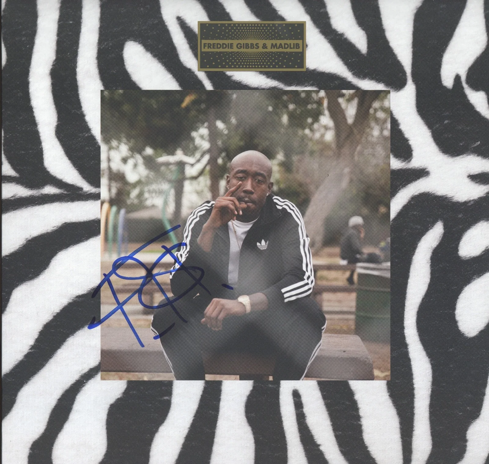 Freddie Gibbs Signed Autographed PINATA Vinyl Album PROOF ACOA B Madlib, изображение 5