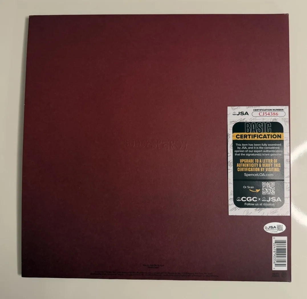 Daniel Caesar Autographed Son Of Spergy Vinyl JSA COA, image 2
