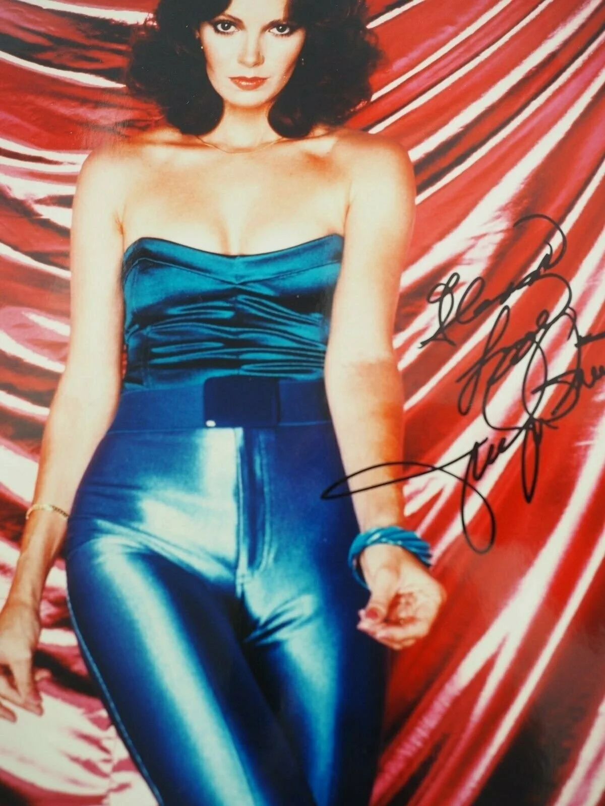 Vintage Jaclyn Smith printed autographed Color 8 x 10 Photo, изображение 4