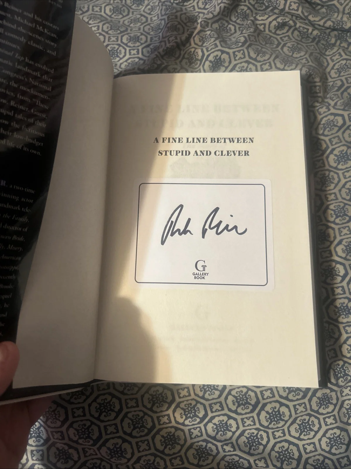 Rob Reiner The Spinal Tap Autographed Signed Book, image 2