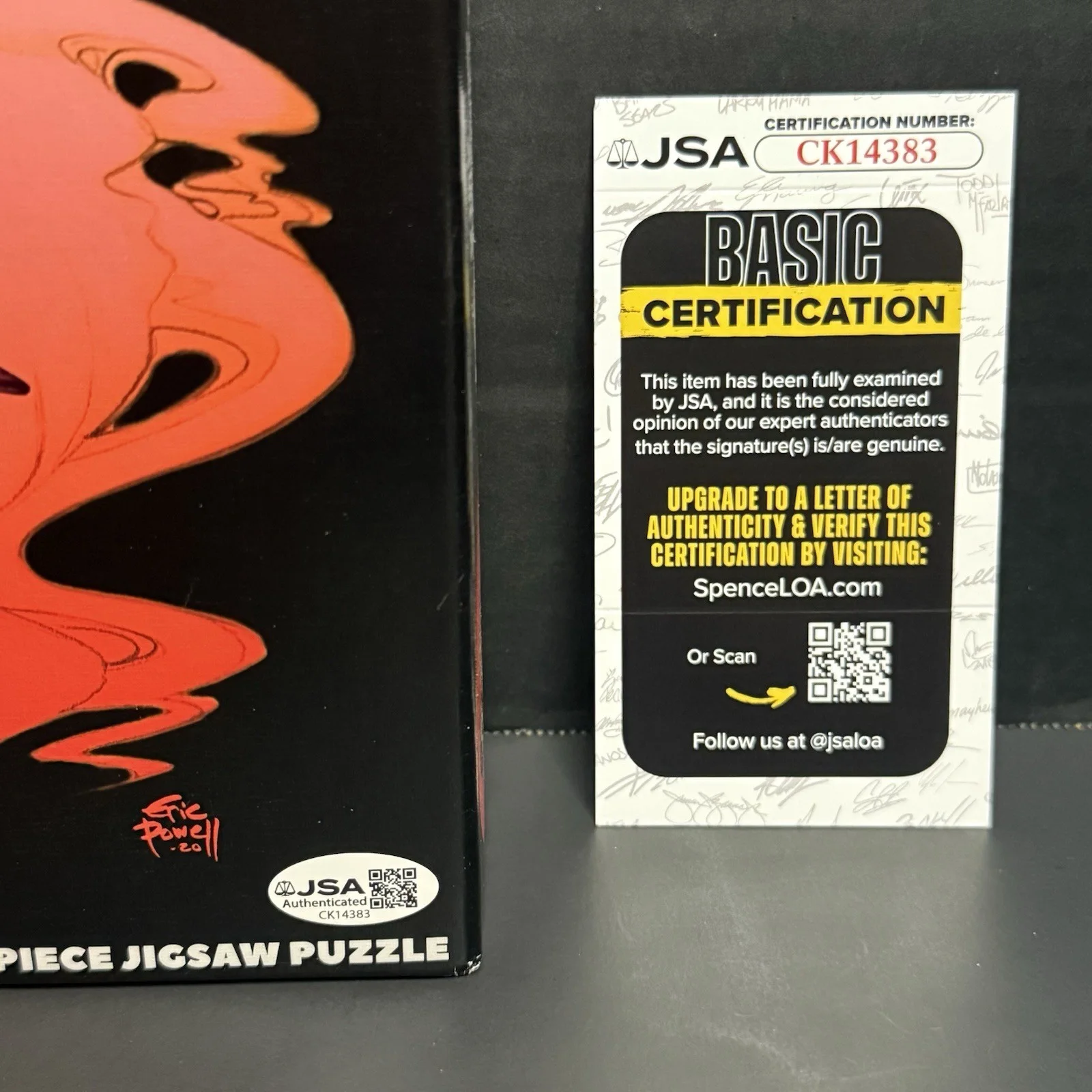 Kirk Hammett Signed Jigsaw Puzzle Autographed Metallica Red Wedding JSA COA RARE, изображение 3