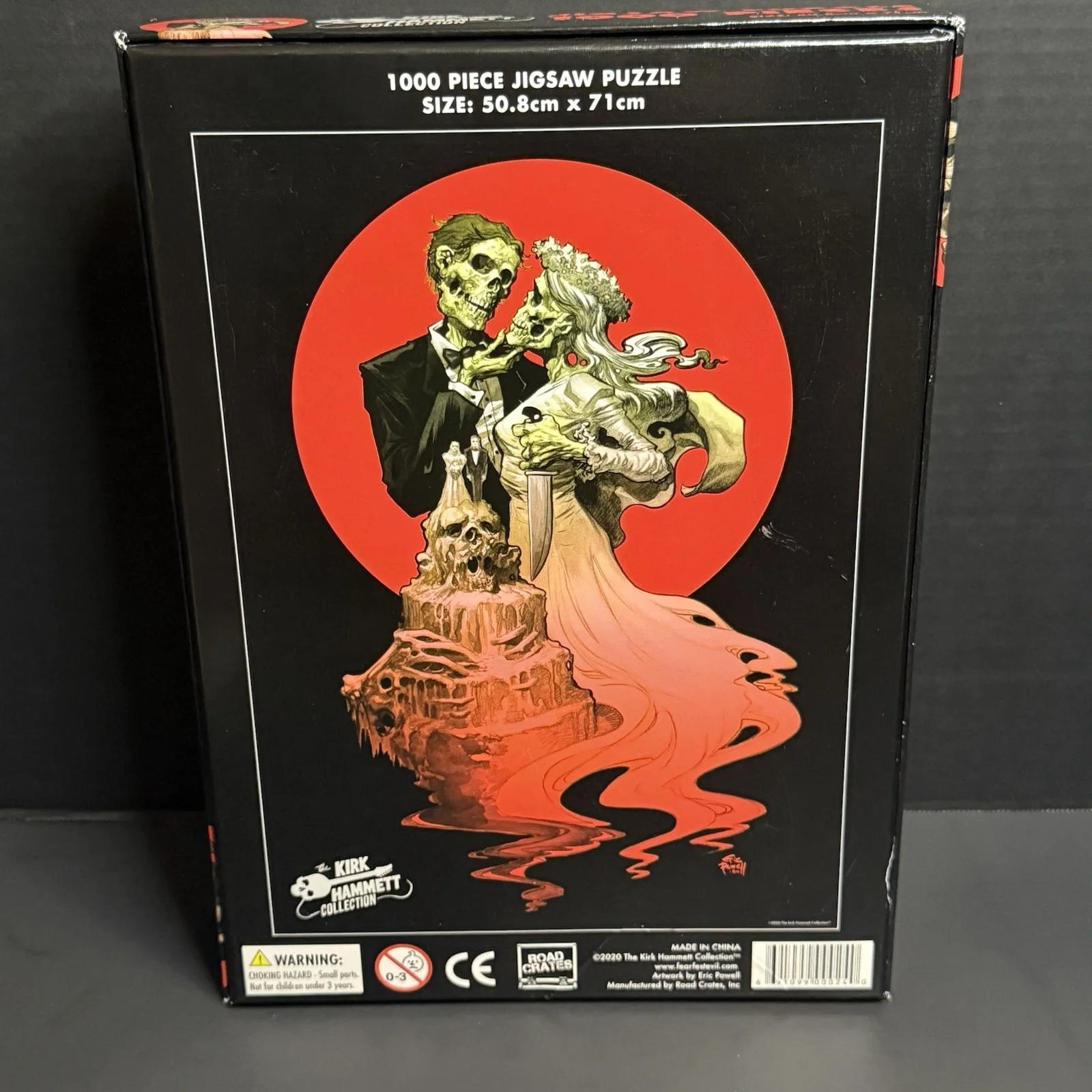 Kirk Hammett Signed Jigsaw Puzzle Autographed Metallica Red Wedding JSA COA RARE, изображение 4