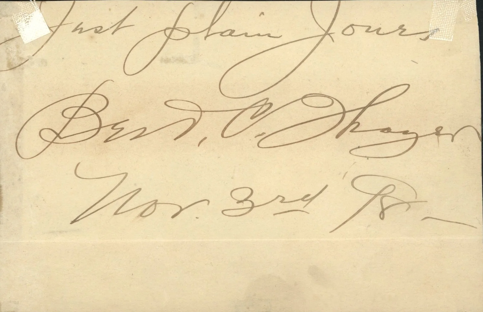 Vintage Richard Bennett / Mystery Autographs, image 2