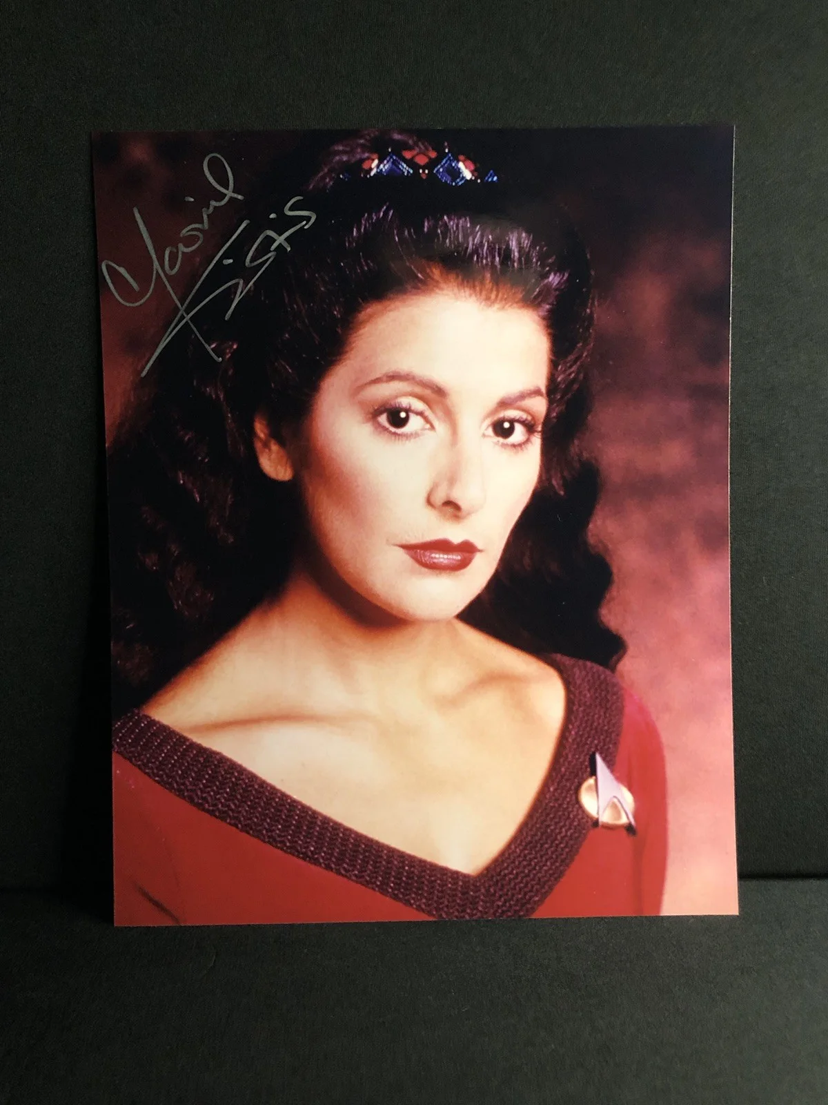 Marina Sirtis — Signed Marina Sirtis “Deanna Troy” Star Trek The Next Generation 8 X 10