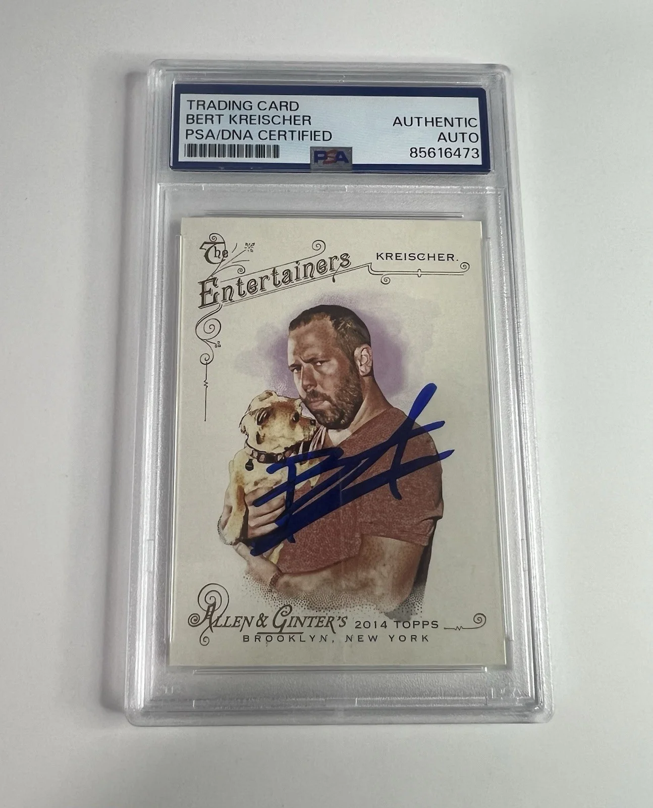Bert Kreischer — Bert Kreischer Autographed Allen & Ginter signed Topps auto Card - PSA/DNA!