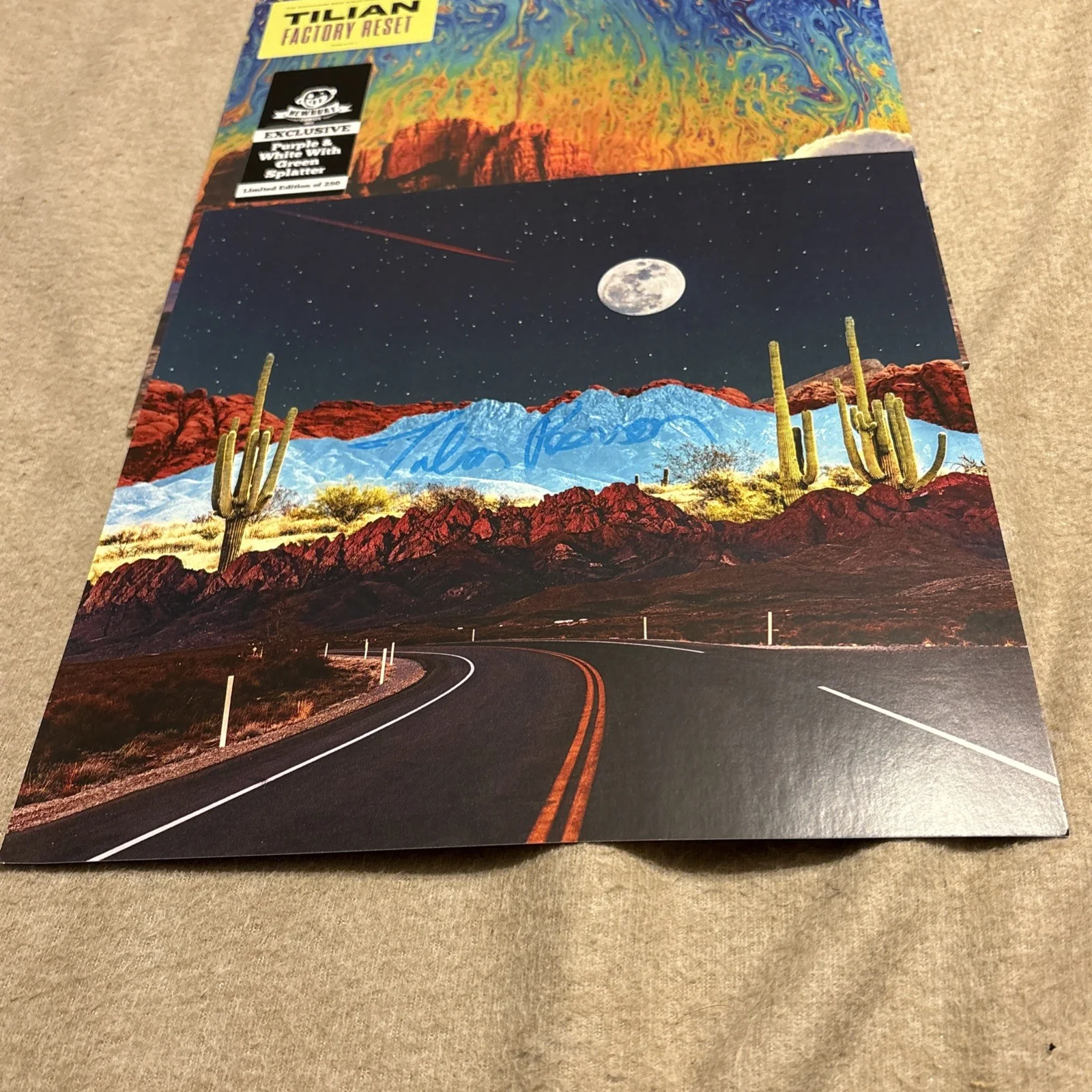 Tilian: Factory Reset Vinyl Newbury Comics Exclusive W/ Signed Art Print! New!, изображение 2