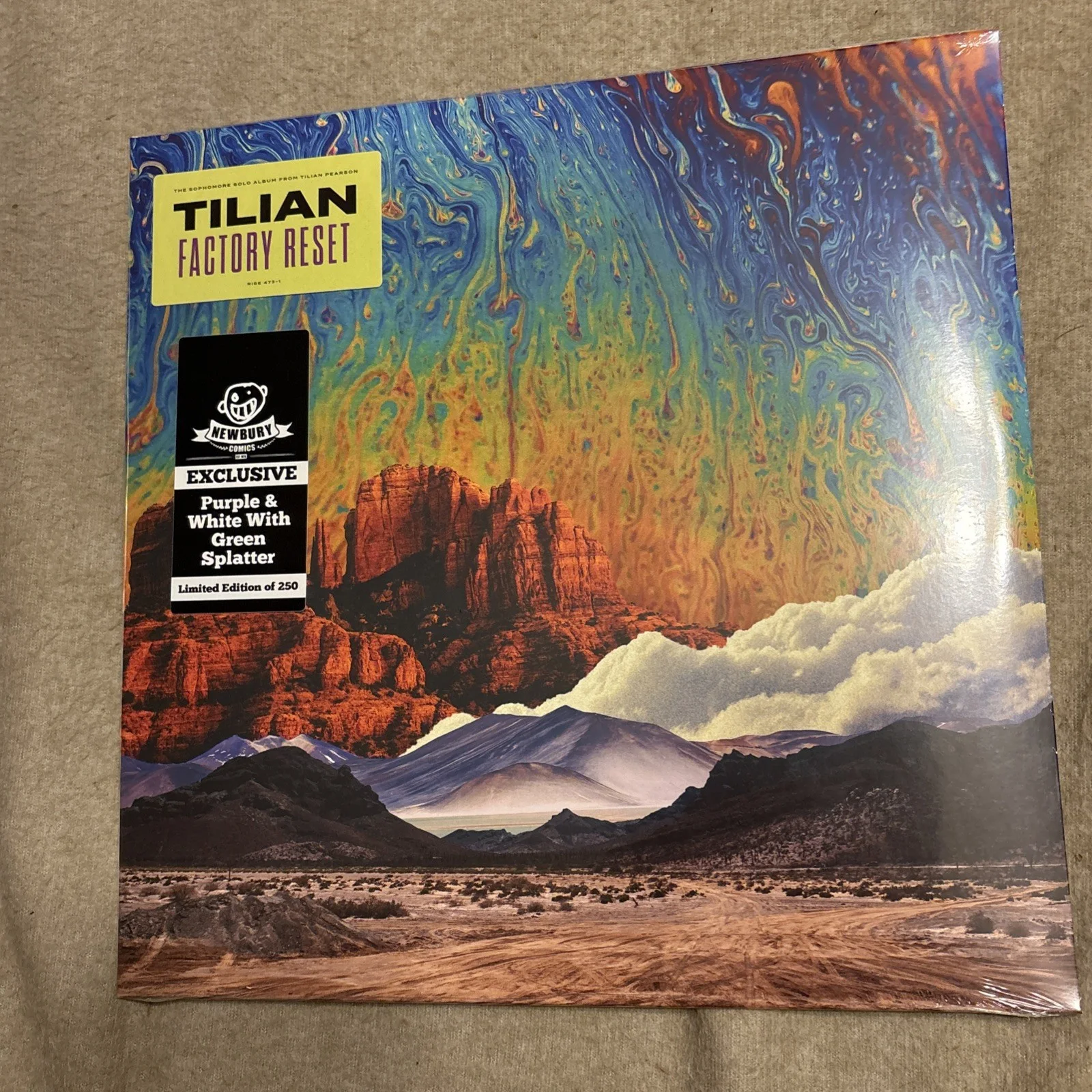Tilian: Factory Reset Vinyl Newbury Comics Exclusive W/ Signed Art Print! New!, изображение 3