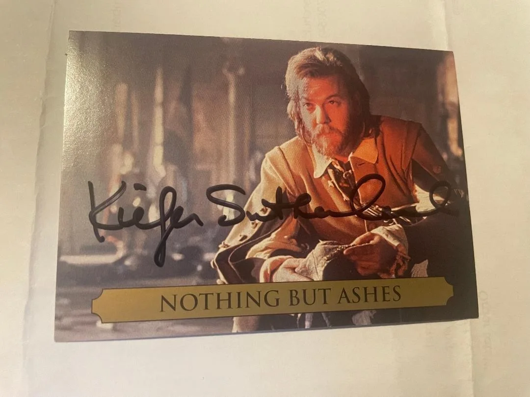 Kiefer Sutherland — 1993 Skybox Three Musketeers Card #10 Signed By Kiefer Sutherland/Free Shipping!