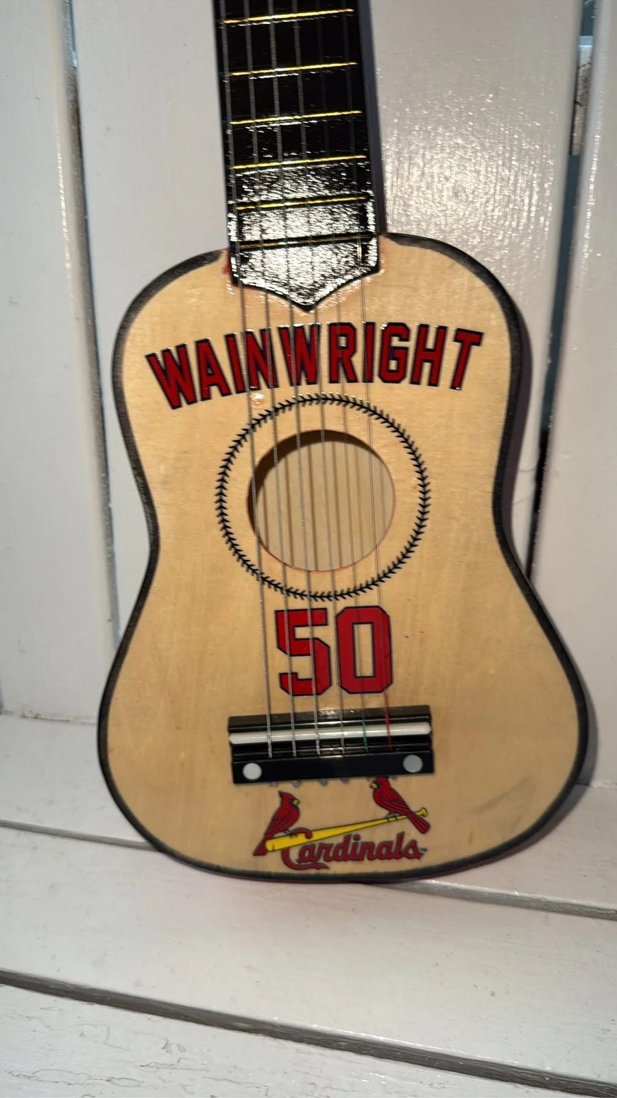 Adam Wainwright St. Louis Cardinals 21" Guitar Item 10/1/23, image 2
