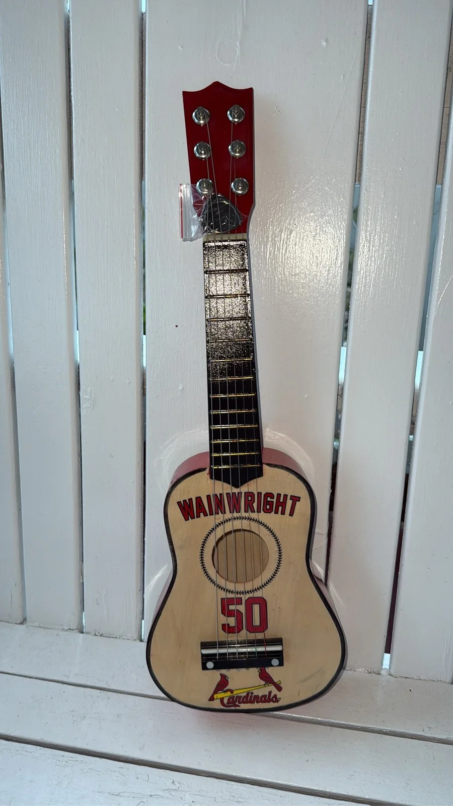 Adam Wainwright St. Louis Cardinals 21" Guitar Item 10/1/23, image 4