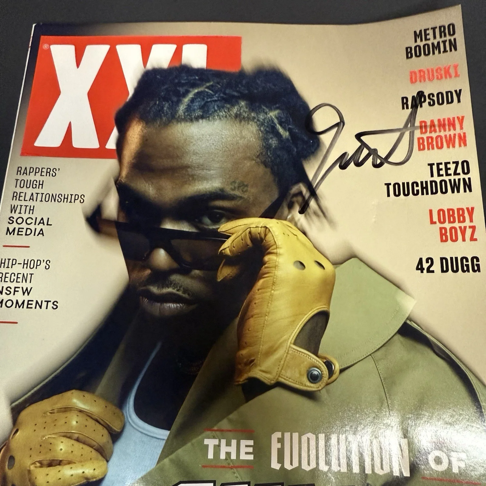 Gunna Signed XXL Magazine Autographed Wunna JSA COA Rare Drip 2 Hard Read Descr., image 3