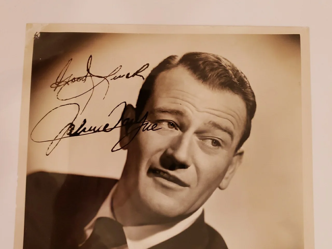 JOHN WAYNE - Authentic Signature Autographed Photo, image 3