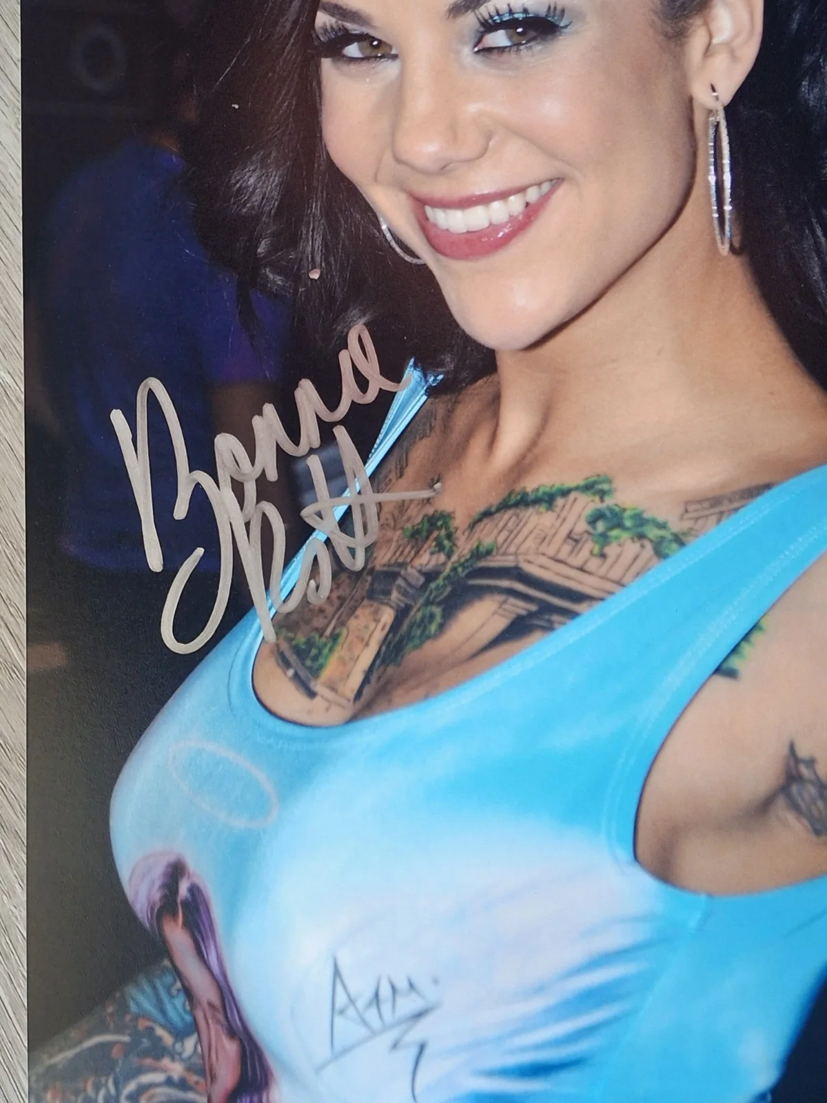 Bonnie Rotten Signed 8x12" Original PHOTO #1 - Close Up, изображение 2