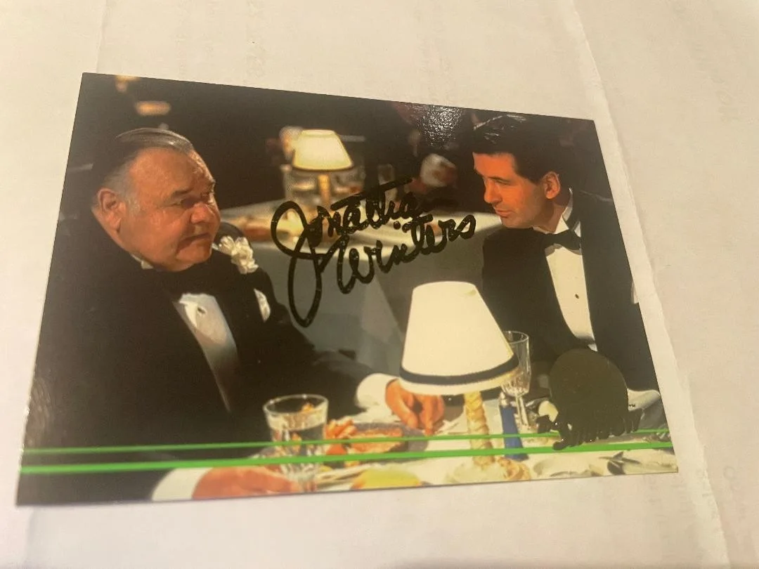 Jonathan Winters — Vintage 1994 Topps The Shadow Jonathan Winters Signed Trading Card #20/Free Ship